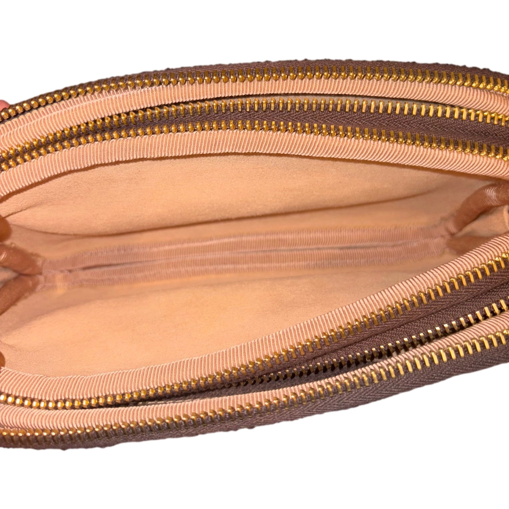 Gucci Ophidia Triple Zip Crossbody Bag GG Coated Canvas Mini