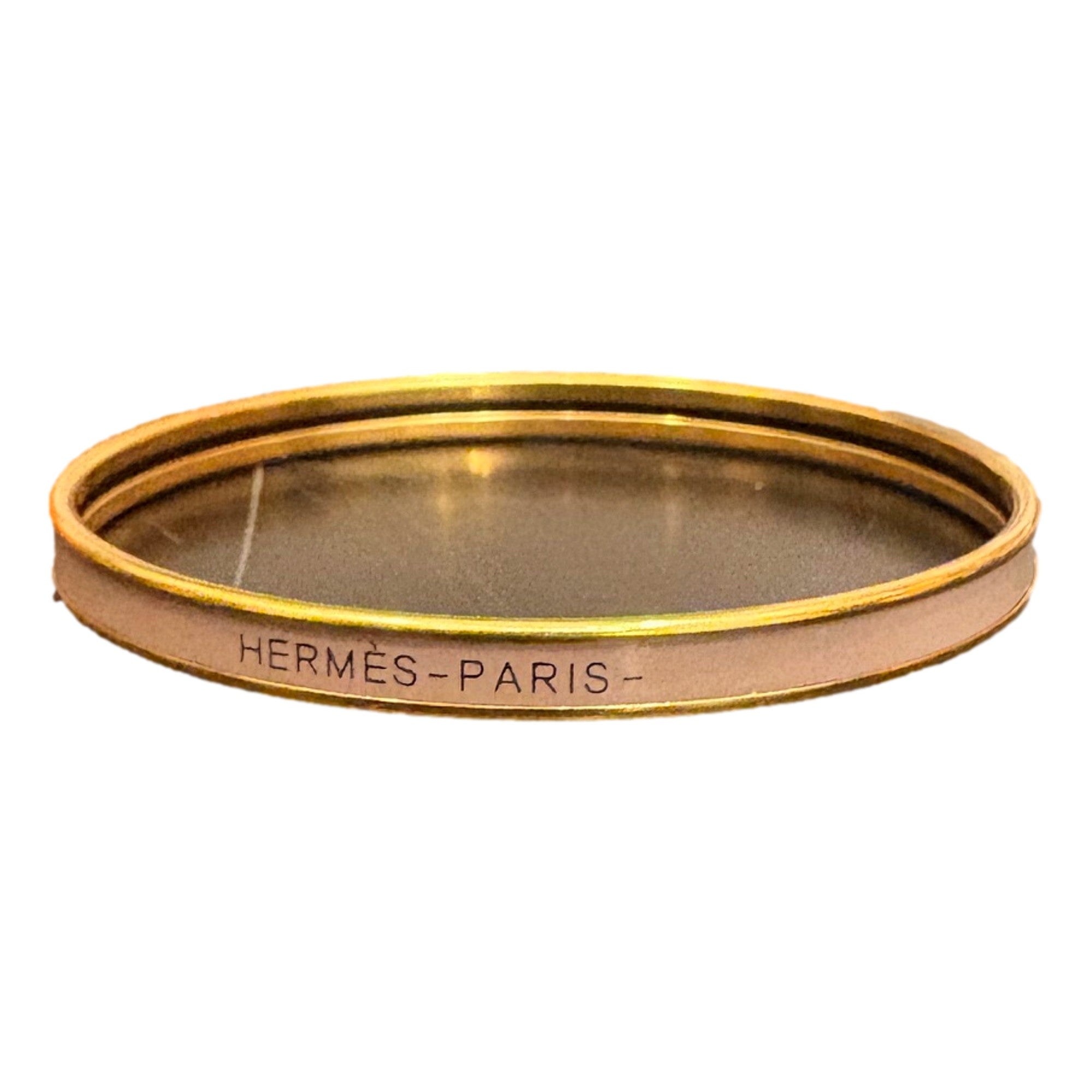 Hermès Beige and Gold Uni Bangle