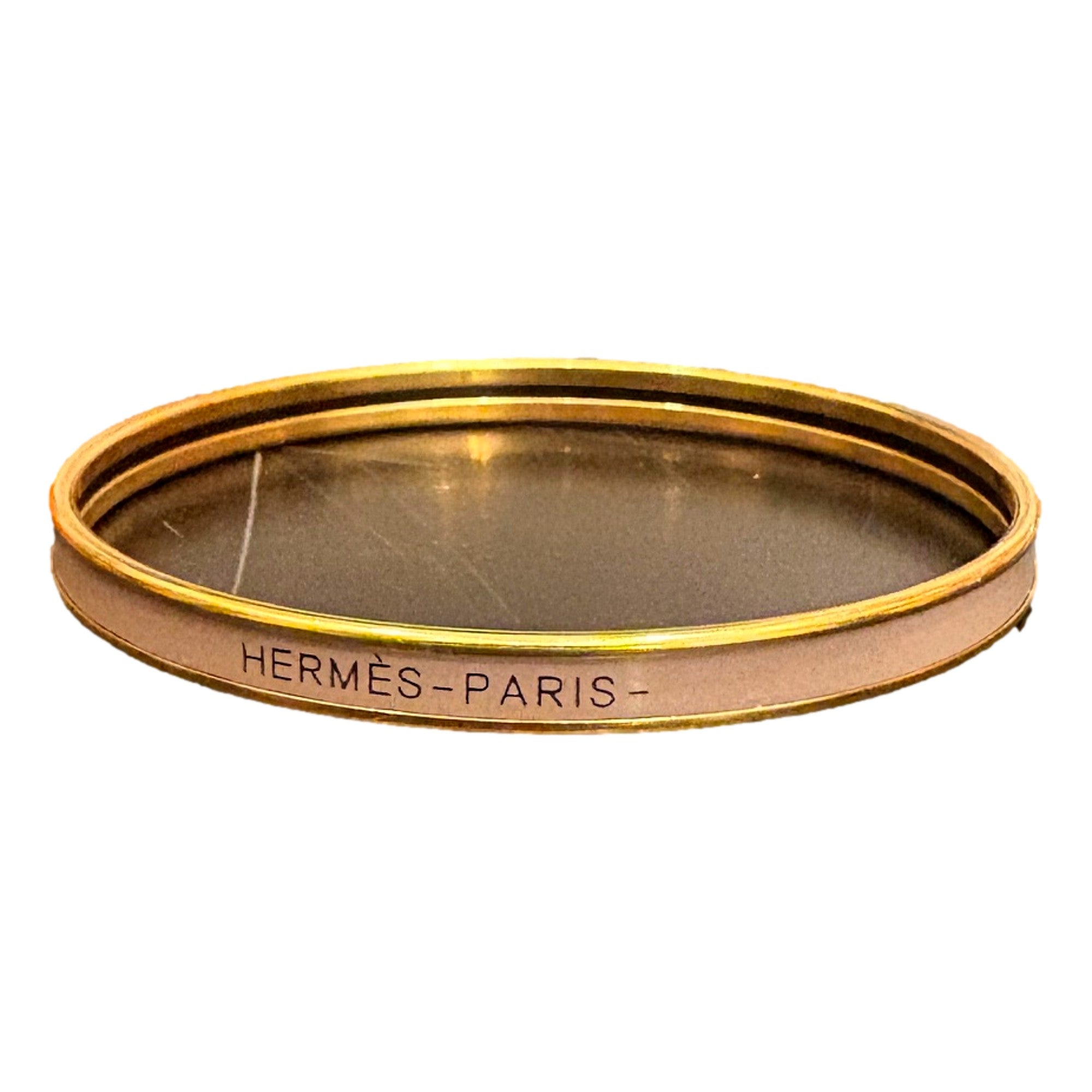 Hermès Beige and Gold Uni Bangle