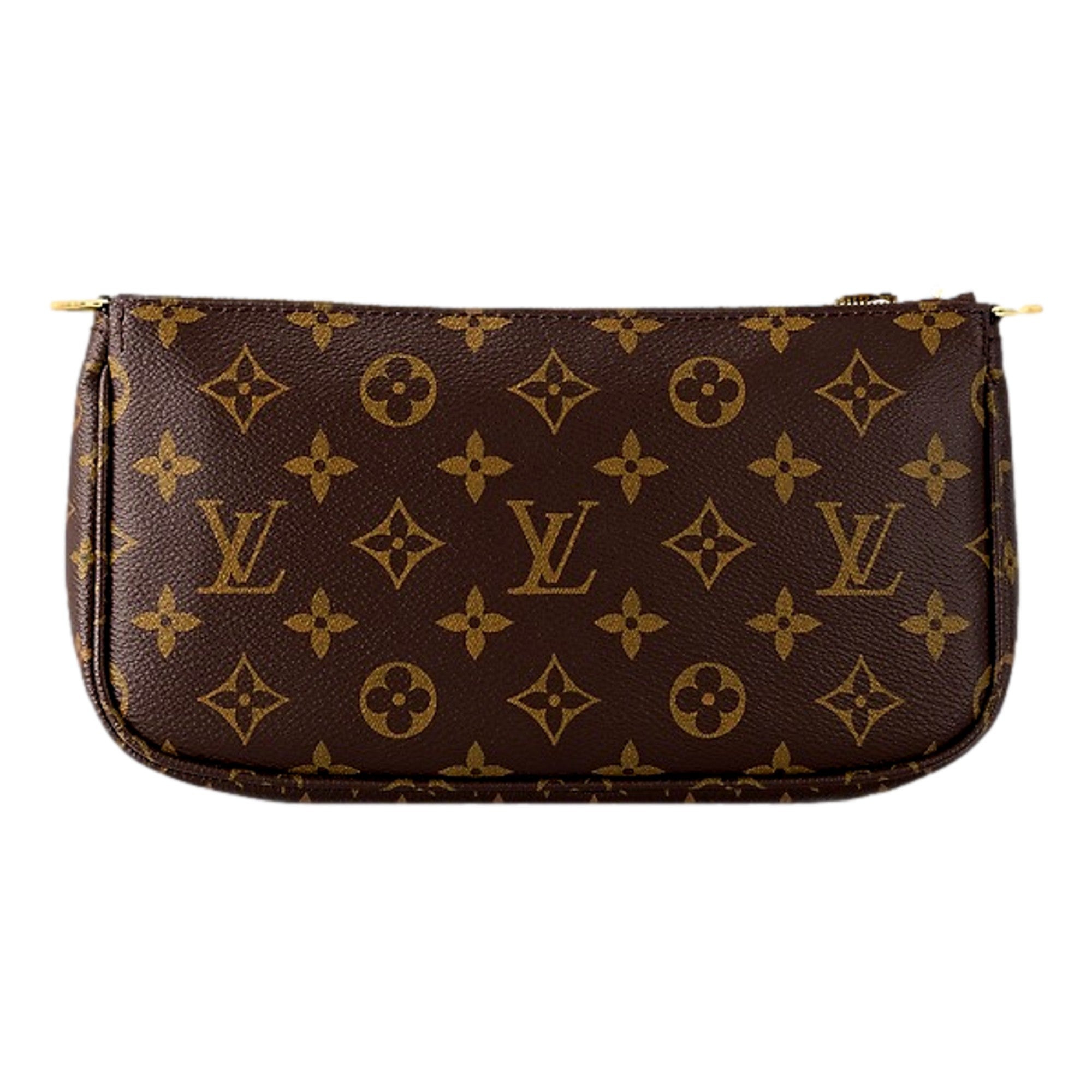 Louis Vuitton Multi Pochette Accessoires Classic Monogram Khaki Crossbody