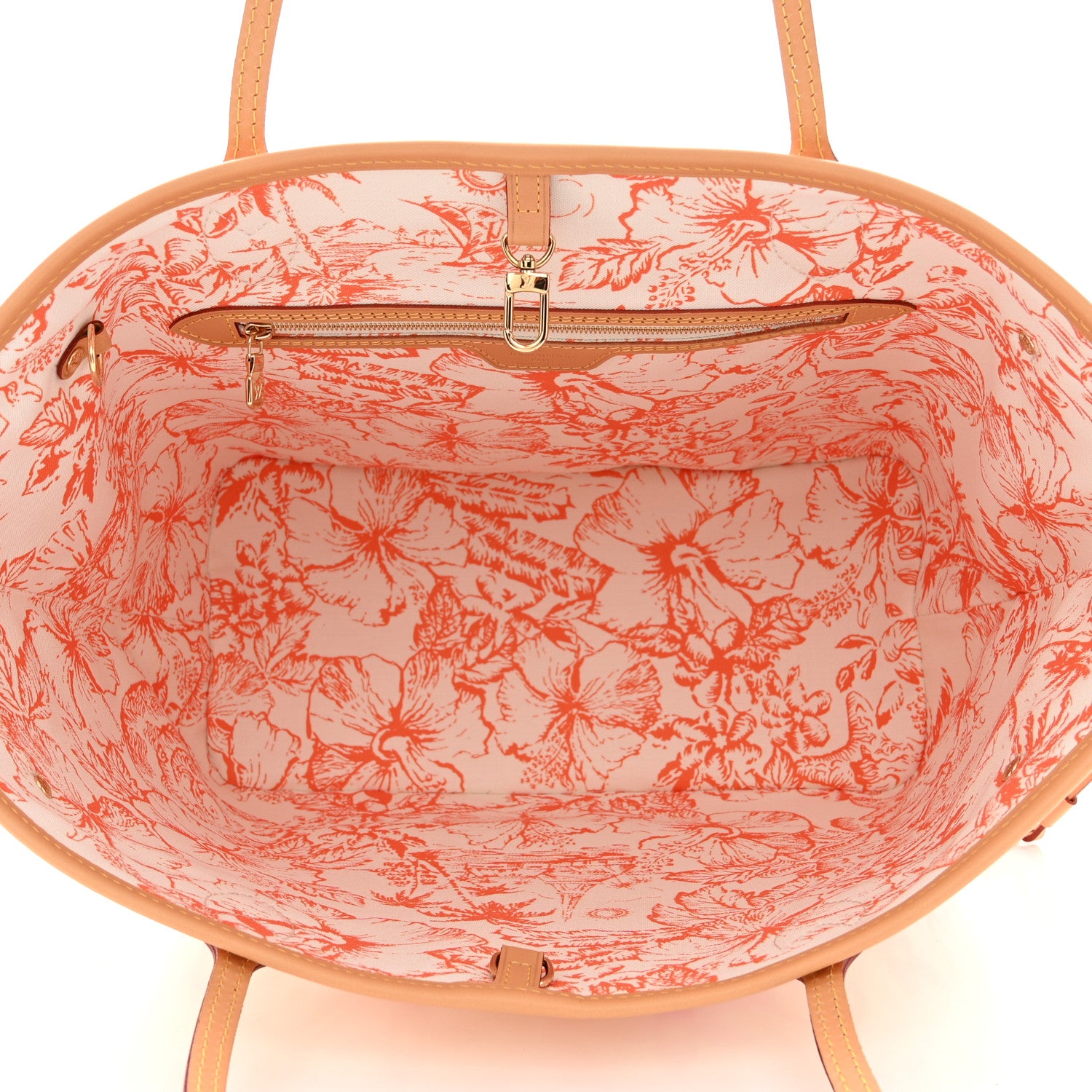 Louis Vuitton By The Pool Monogram Giant 2.0 Neverfull MM With Detachable Pouch Coral