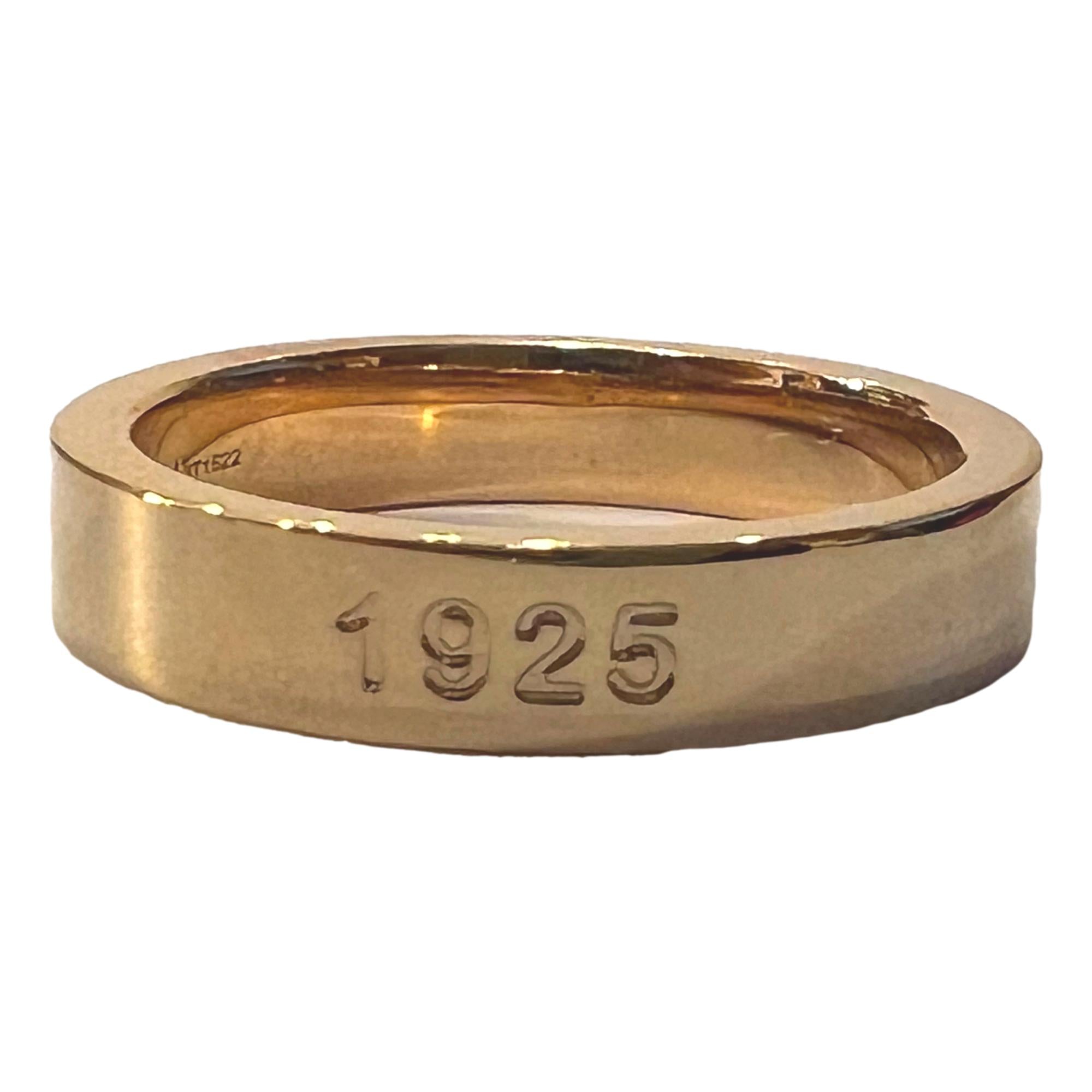 Fendi Master Key Pendant Gold Finish Metal Medium Fashion Ring at_Queen_Bee_of_Beverly_Hills