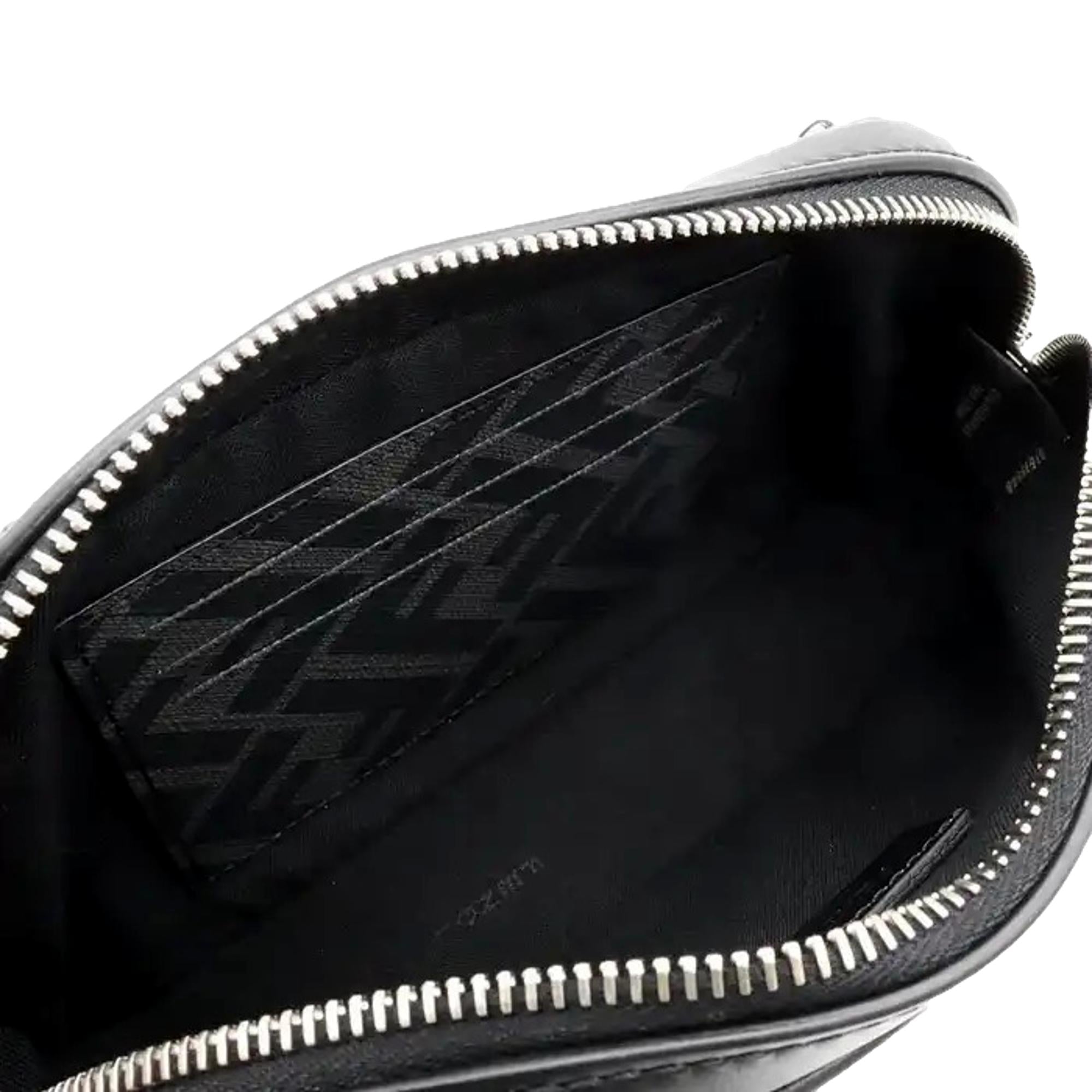 Fendi Roma Black Zucca Canvas Mini Camera Crossbody Bag at_Queen_Bee_of_Beverly_Hills