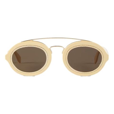 Fendi FF Men's Sunglasses Cream FOL548