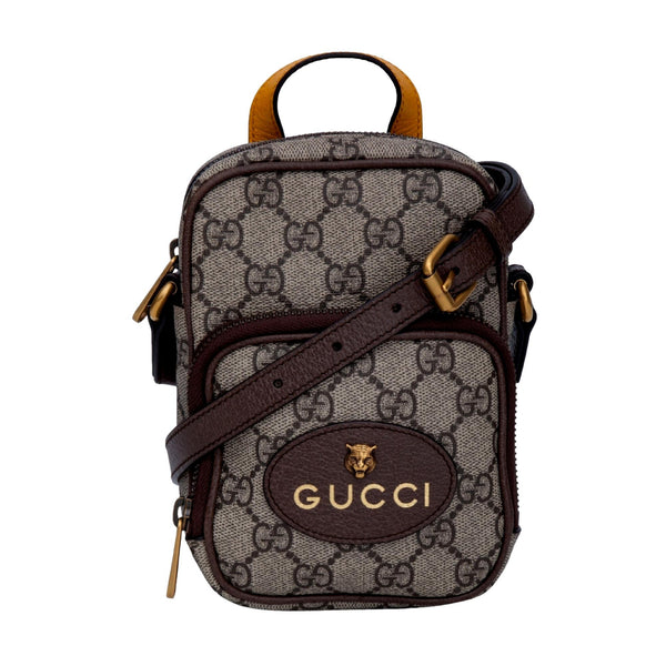 gucci monogram backpack
