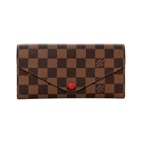 Louis Vuitton Josephine Damier Ebene Continental Long Trifold Wallet at_Queen_Bee_of_Beverly_Hills