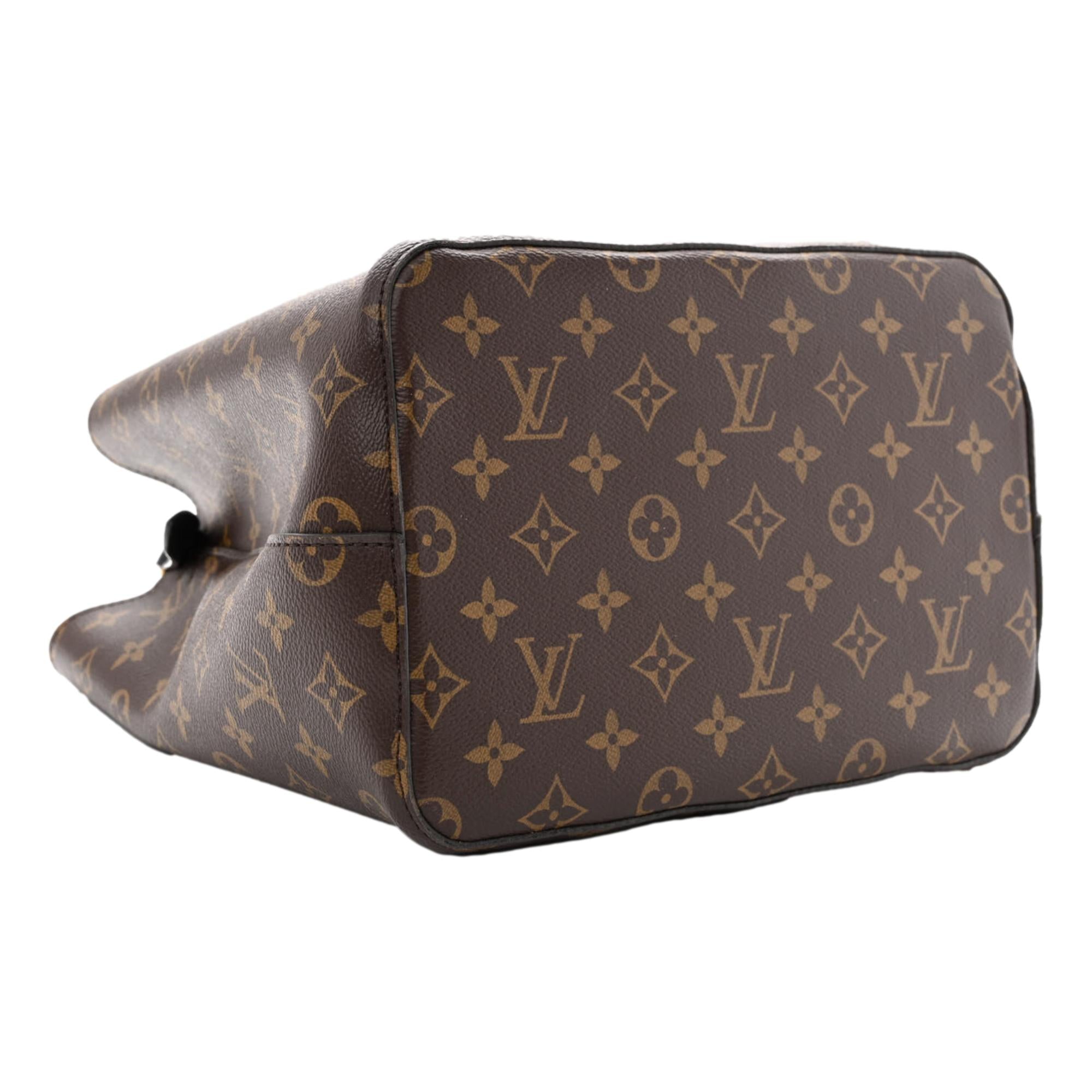 Louis Vuitton Neonoe MM Black Bucket Shoulder Bag at_Queen_Bee_of_Beverly_Hills