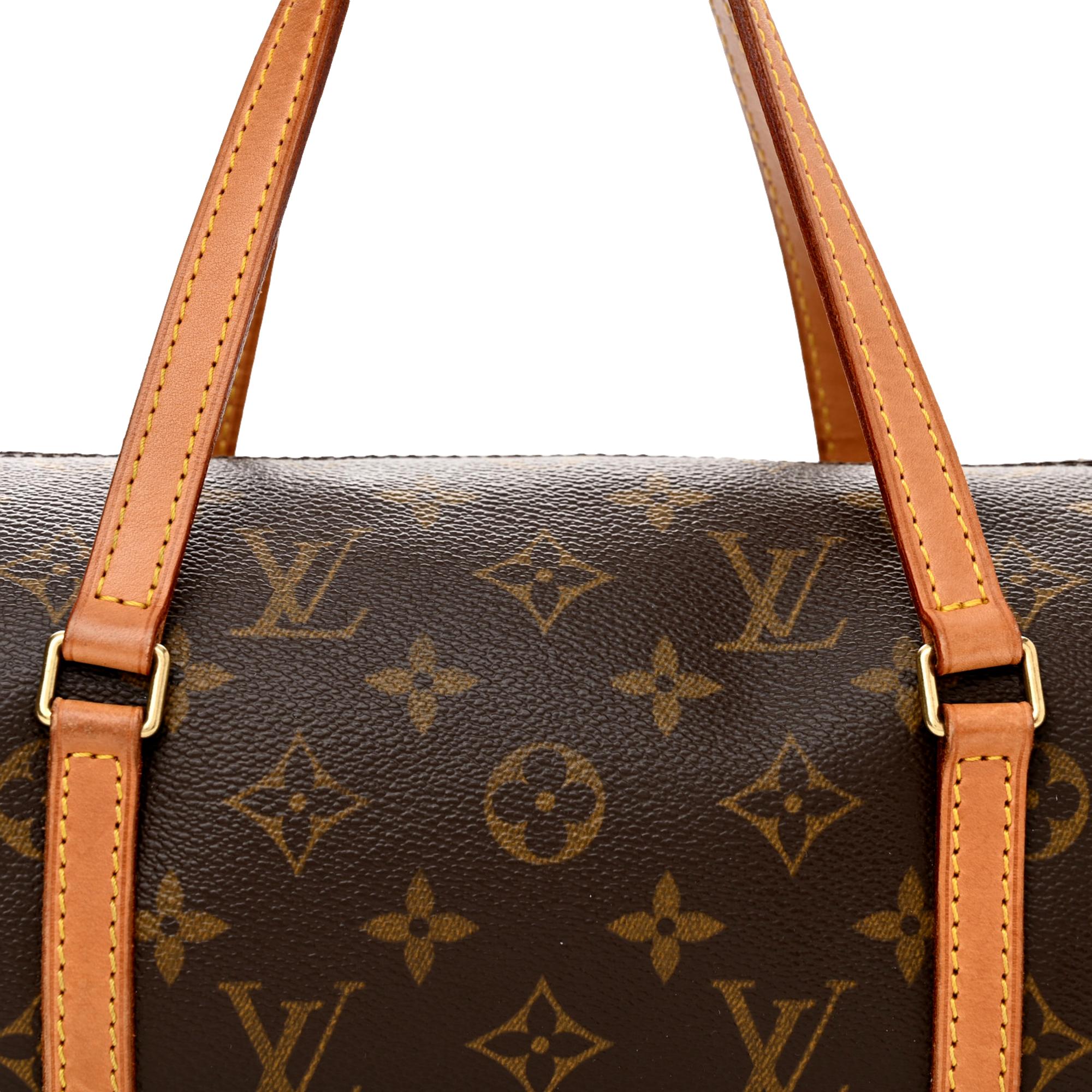 Louis Vuitton Papillon 26 Brown Monogram Canvas Top Handle Bag at_Queen_Bee_of_Beverly_Hills