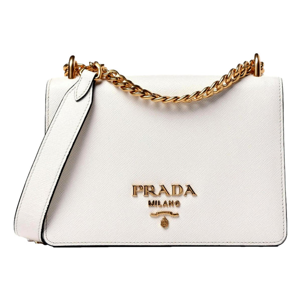 PRADA ホワイト ビジネスバッグ PRADA PRADA(プラダ) 2WAYハンドバッグ ショルダーバッグ 斜め