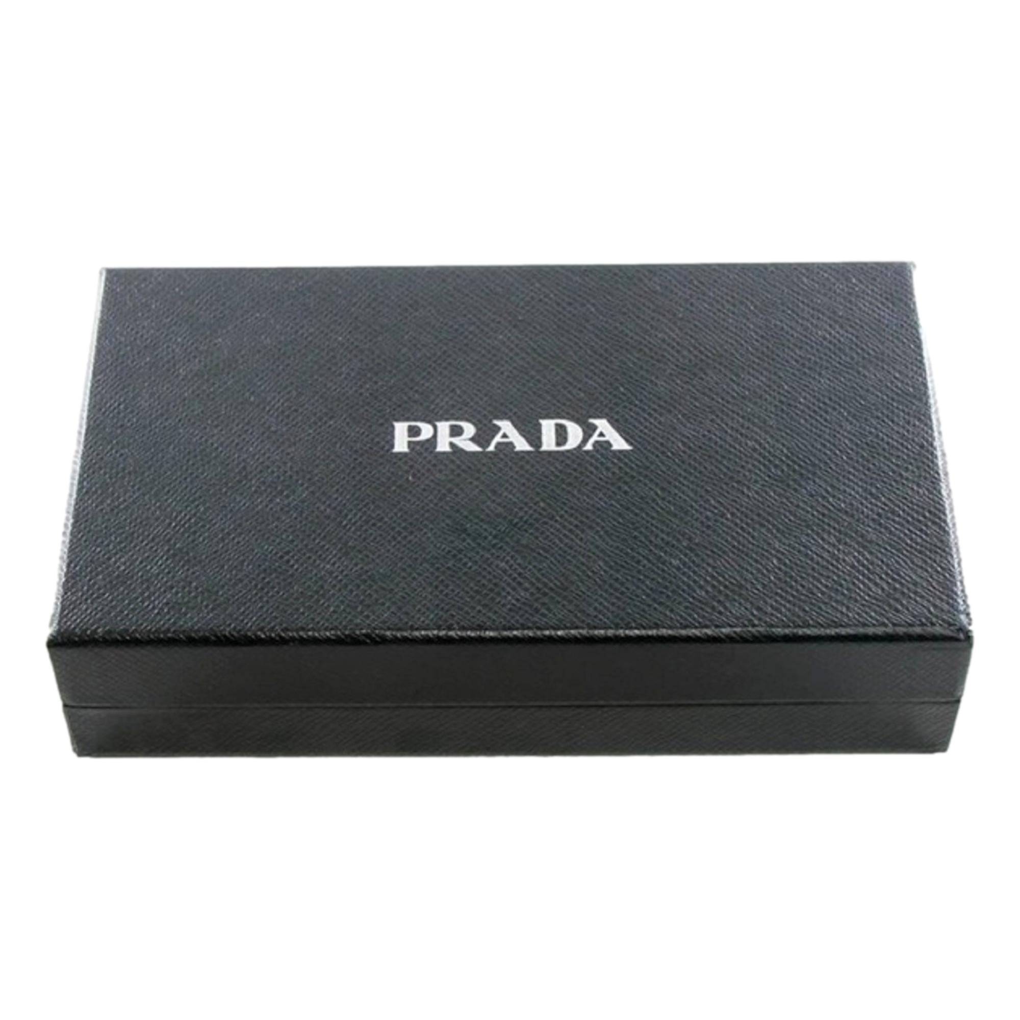 Prada Logo Jacquard Beige Canvas Small Flat Pouch Clutch Bag at_Queen_Bee_of_Beverly_Hills