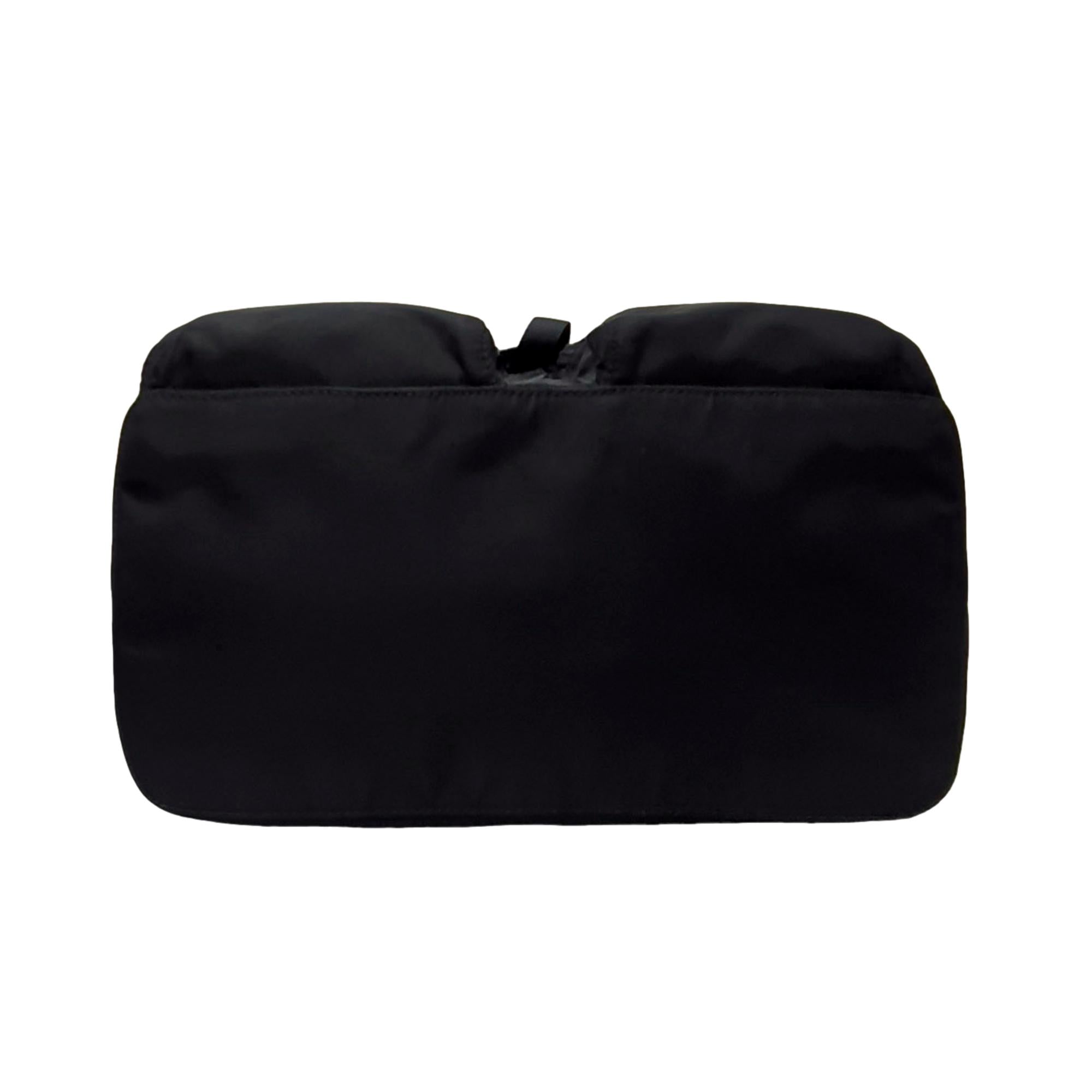 Prada Re-Nylon Black Drawstring Small Rucksack Backpack at_Queen_Bee_of_Beverly_Hills