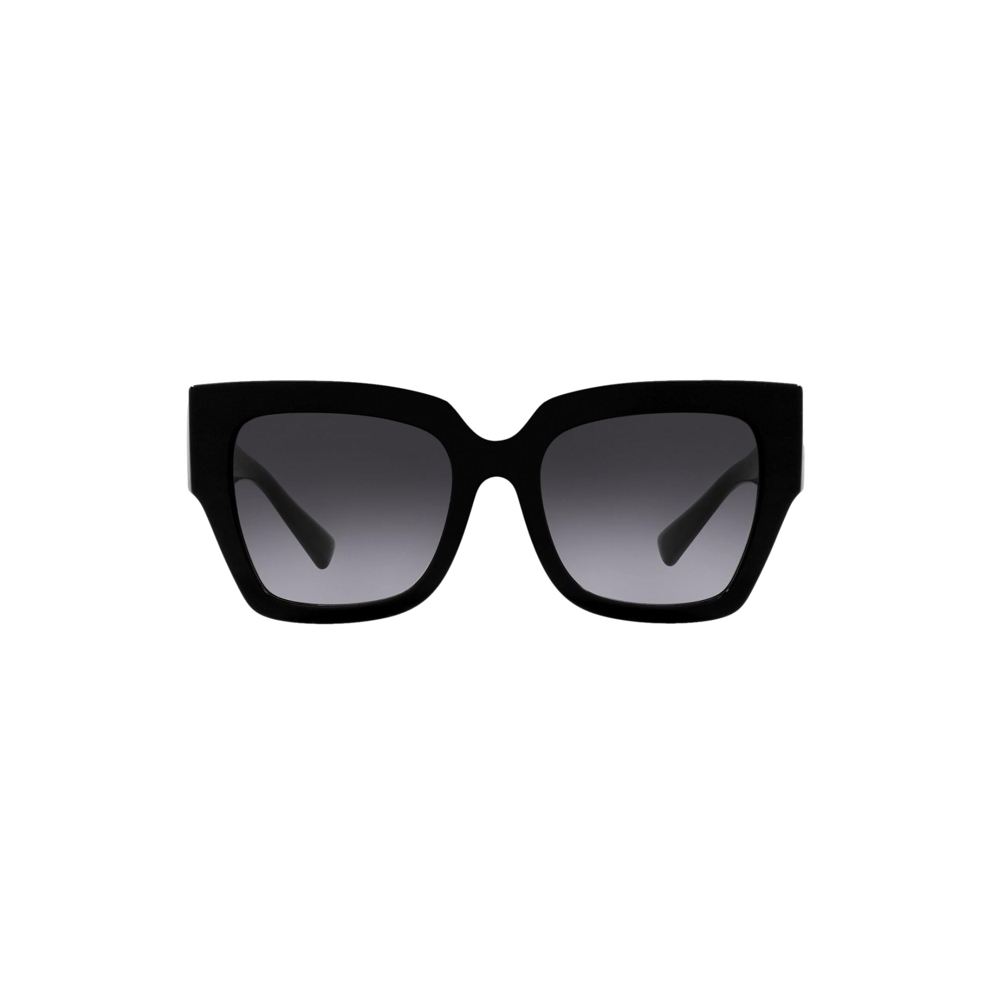 Valentino Garavani V Logo Black Square Frame Sunglasses at_Queen_Bee_of_Beverly_Hills