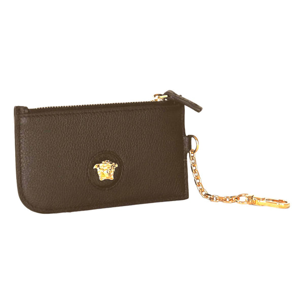 １点限り!SALE!【VERSACE】MEDUSA wallet on chain☆ショルダー VERSACE Vitello Technicolor Baroque Print Medusa Wallet on