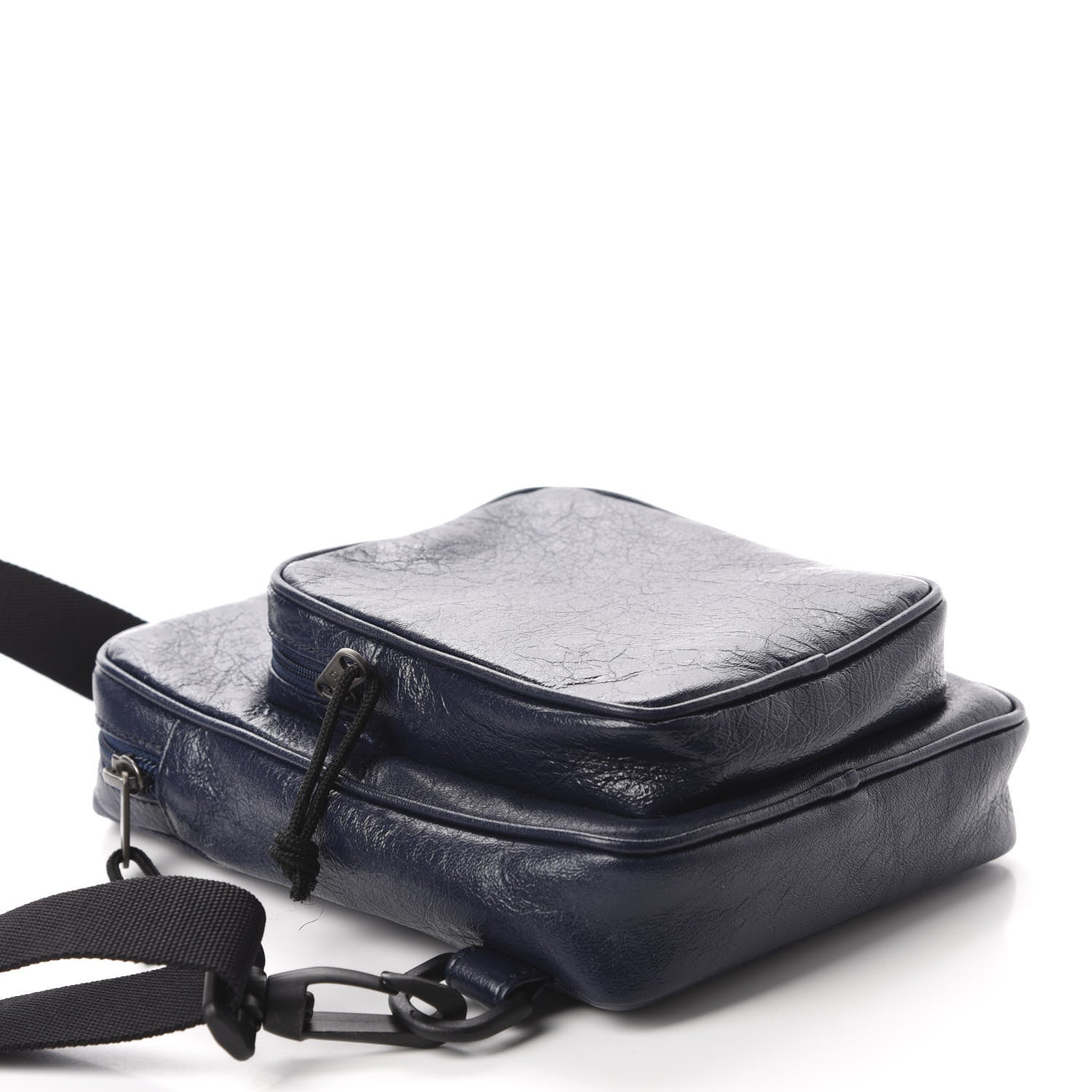 Balenciaga Arena Blue Lambskin Leather Backpack Bag 620260 at_Queen_Bee_of_Beverly_Hills