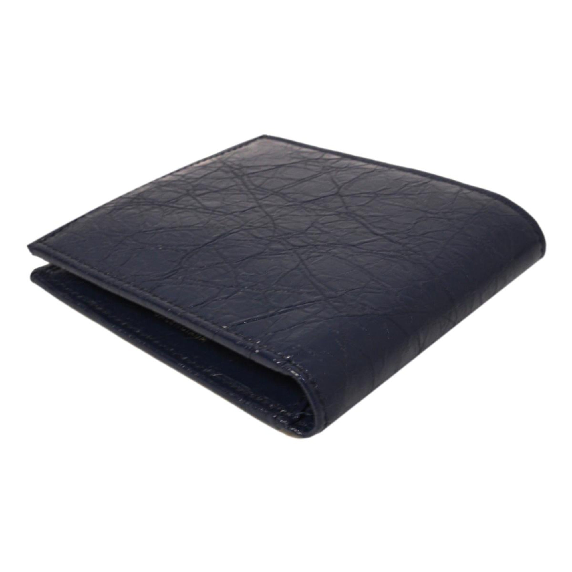Balenciaga Cash Square Blue Arena Leather Bifold Wallet 542001 at_Queen_Bee_of_Beverly_Hills