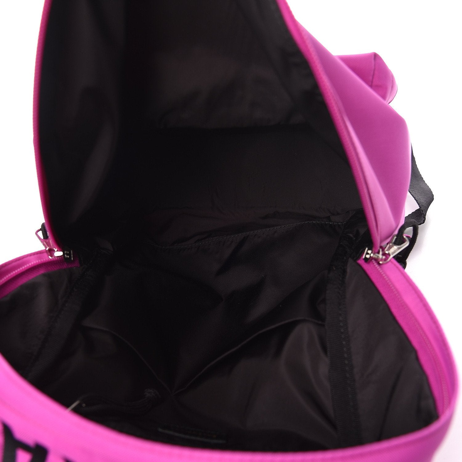 Balenciaga Logo Embroidered Sport Nylon Pink Backpack 565798 at_Queen_Bee_of_Beverly_Hills