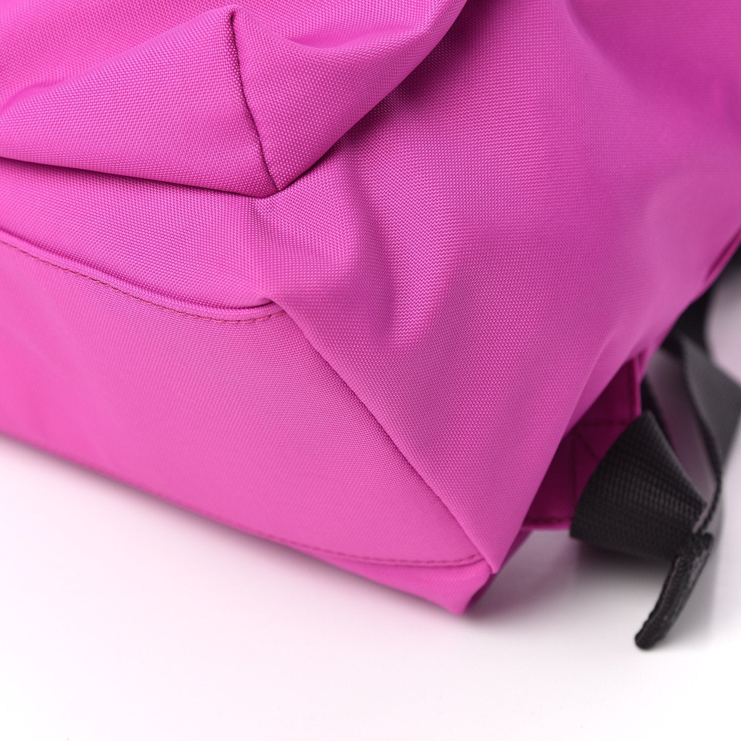 Balenciaga Logo Embroidered Sport Nylon Pink Backpack 565798 at_Queen_Bee_of_Beverly_Hills