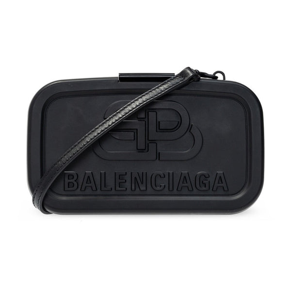 Balenciaga white Small Lunch Box Case Bag