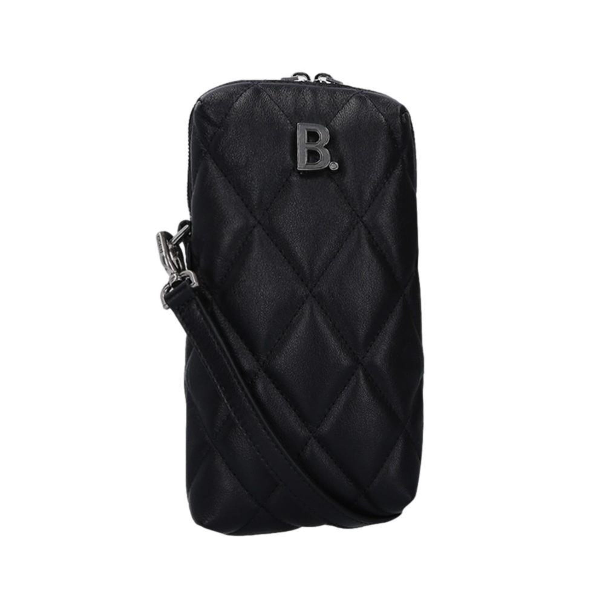 Balenciaga Touch Black Nappa Calfskin Leather Quilted Puffy Shoulder Bag 593375 at_Queen_Bee_of_Beverly_Hills