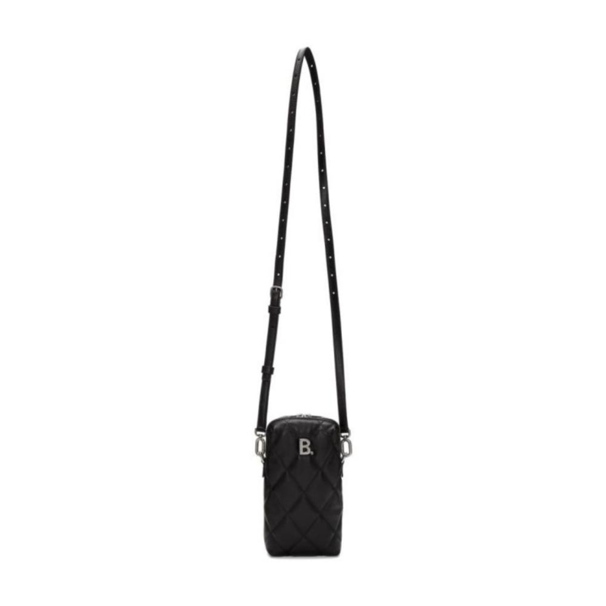 Balenciaga Touch Black Nappa Calfskin Leather Quilted Puffy Shoulder Bag 593375 at_Queen_Bee_of_Beverly_Hills