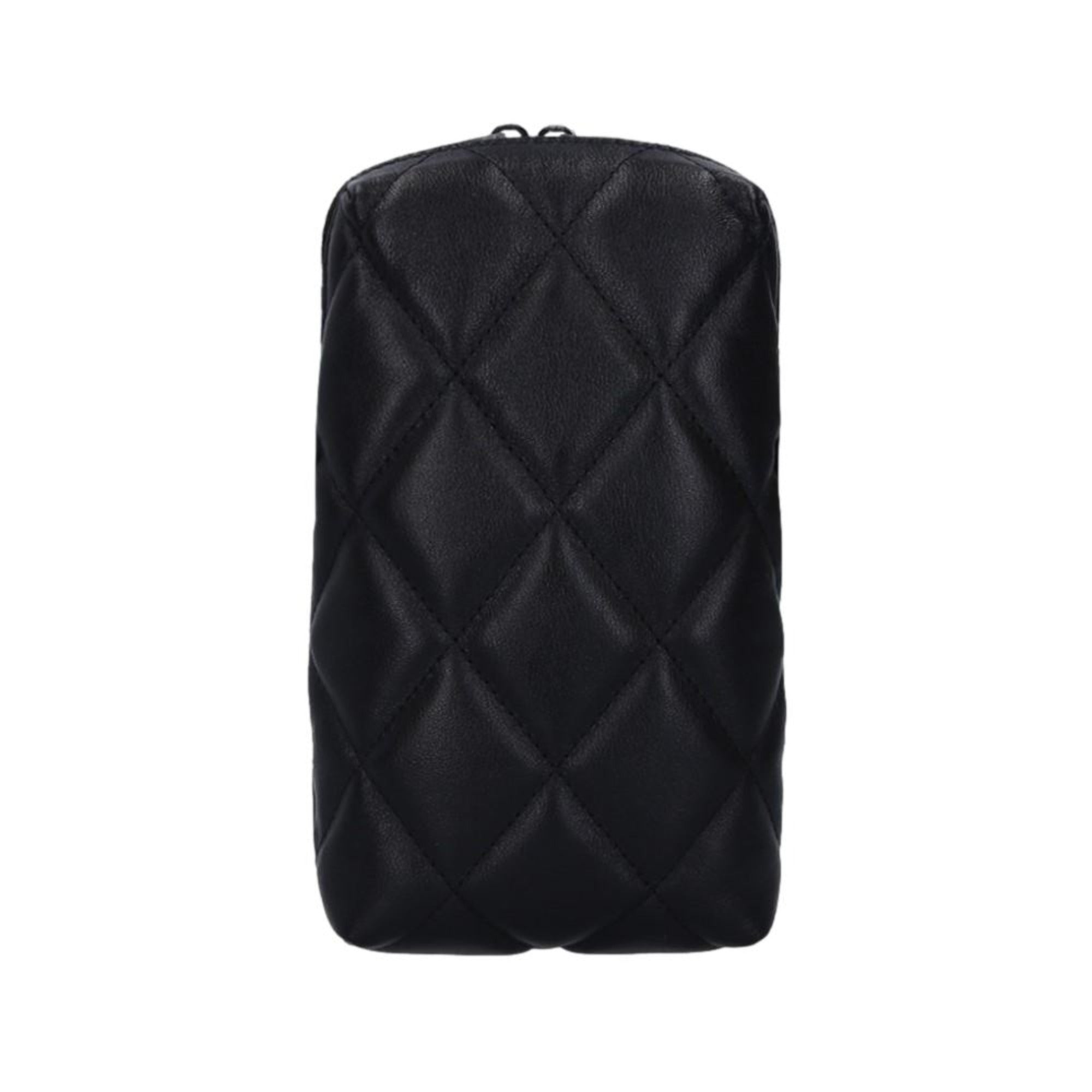 Balenciaga Touch Black Nappa Calfskin Leather Quilted Puffy Shoulder Bag 593375 at_Queen_Bee_of_Beverly_Hills