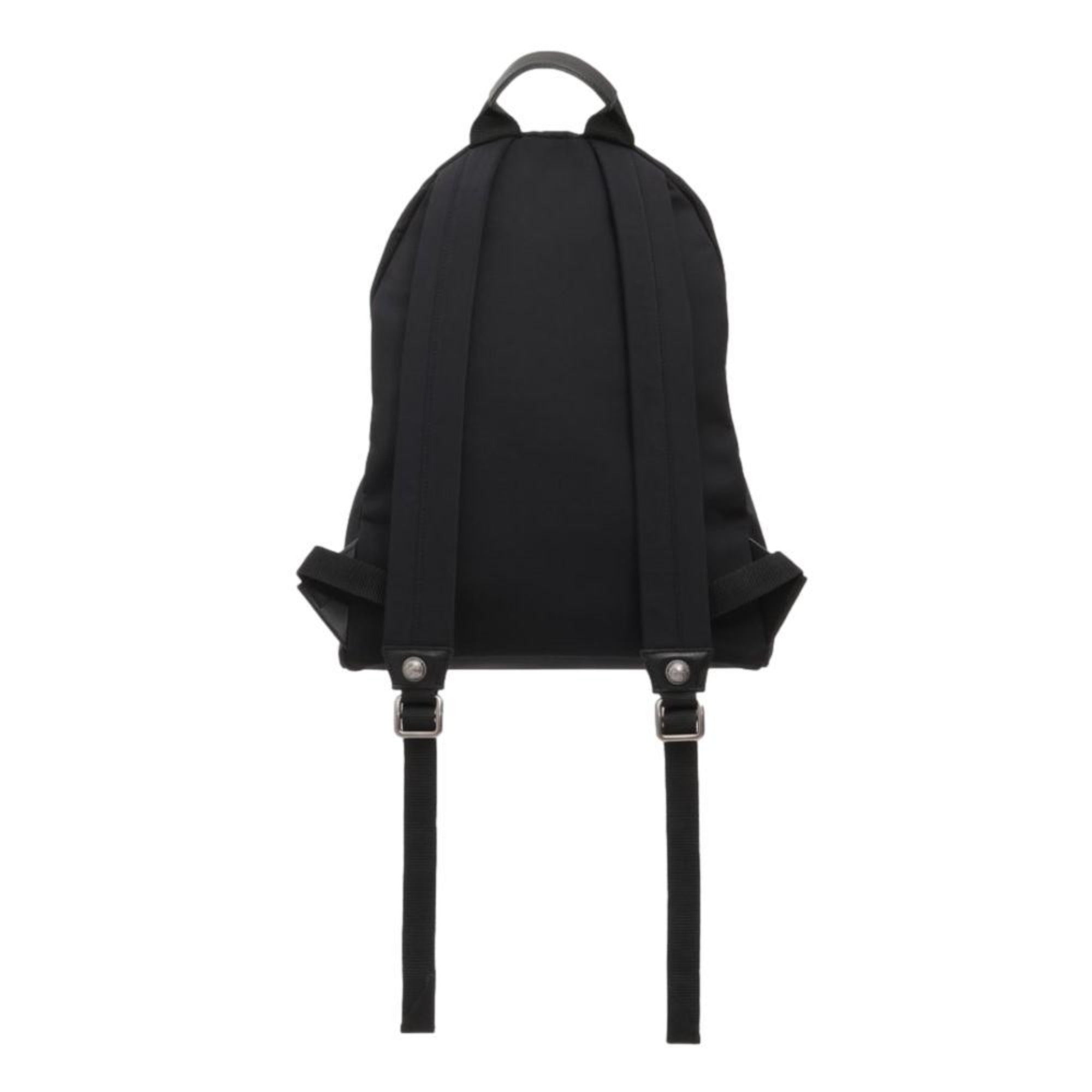 Balmain B-Back Black Nylon White Logo Backpack at_Queen_Bee_of_Beverly_Hills
