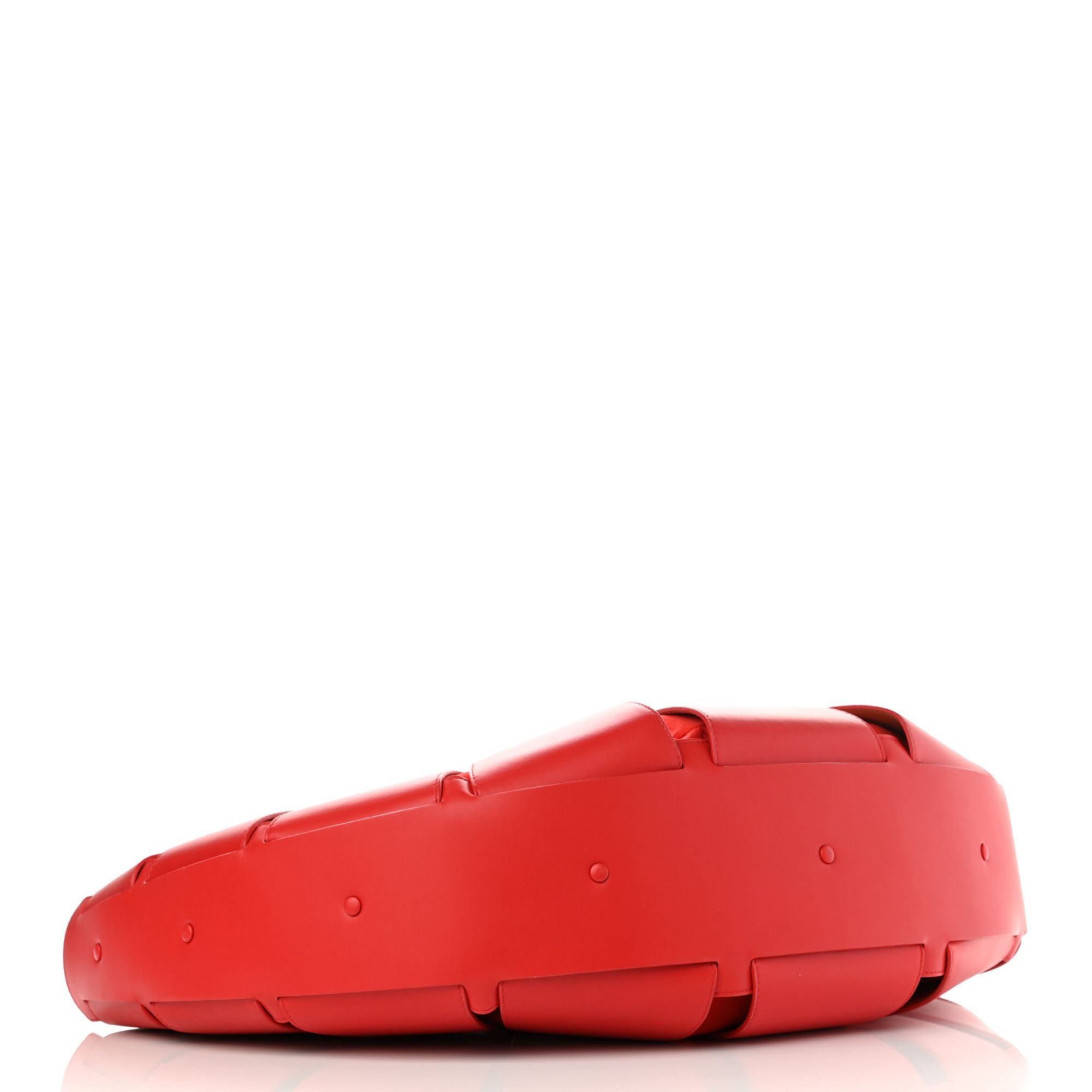 Bottega Veneta The Shell Bag 'Chili Tomato" French Calfskin at_Queen_Bee_of_Beverly_Hills