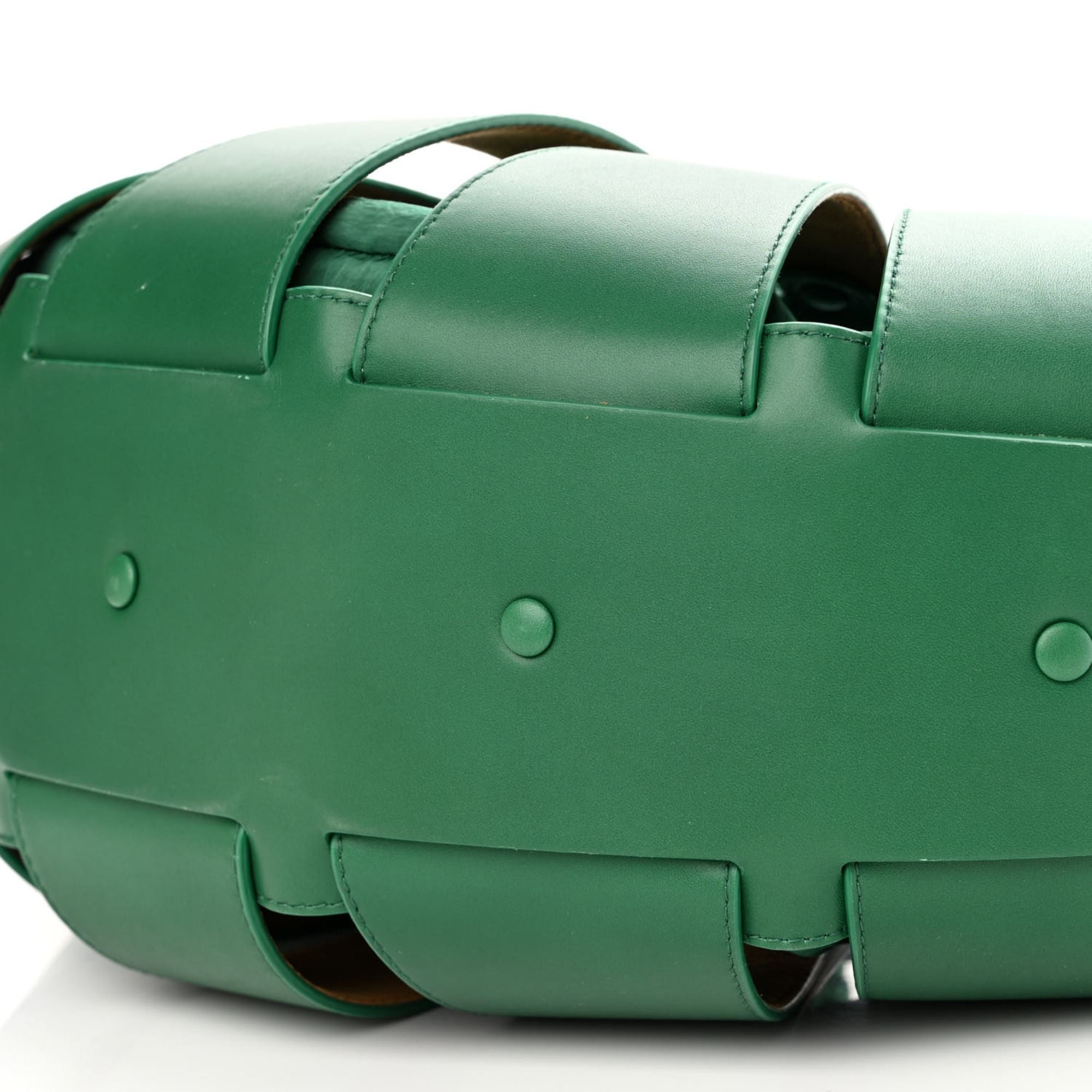 Bottega Veneta The Shell Bag 'Racing Green" French Calfskin at_Queen_Bee_of_Beverly_Hills