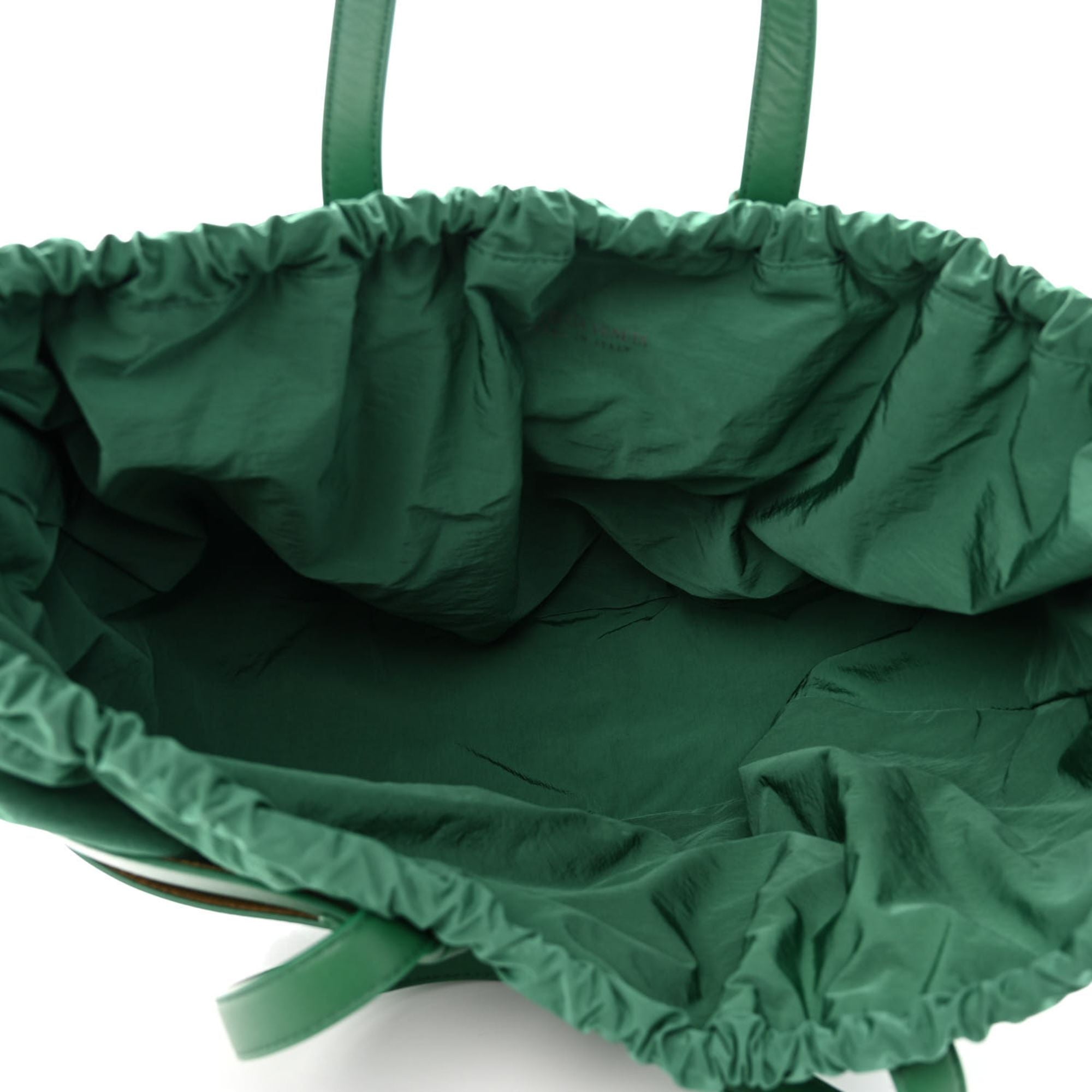 Bottega Veneta The Shell Bag 'Racing Green" French Calfskin at_Queen_Bee_of_Beverly_Hills