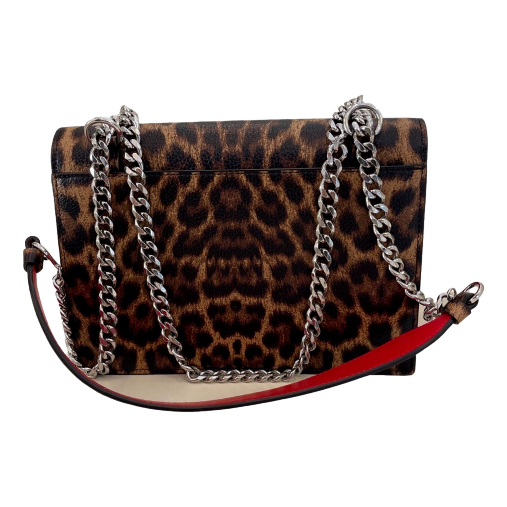 Chrisitan Louboutin Elisa Calf Empire Leopard Bag 3205021 at_Queen_Bee_of_Beverly_Hills