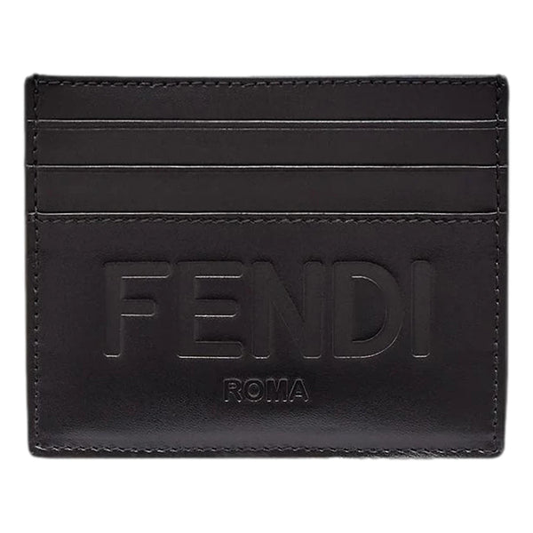 【新品、本物、当店在庫だから安心】 fendi-roma-black-calfskin- 小物