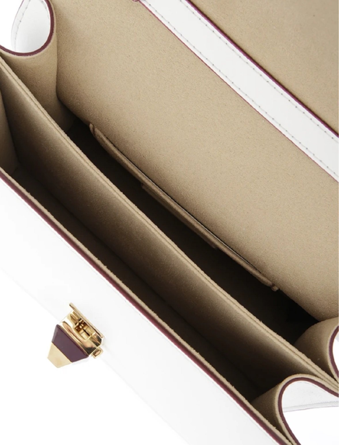 Fendi Womens Kan I White Multi Color Flowers Soft Leather Shoulder Bag 8M0381 at_Queen_Bee_of_Beverly_Hills