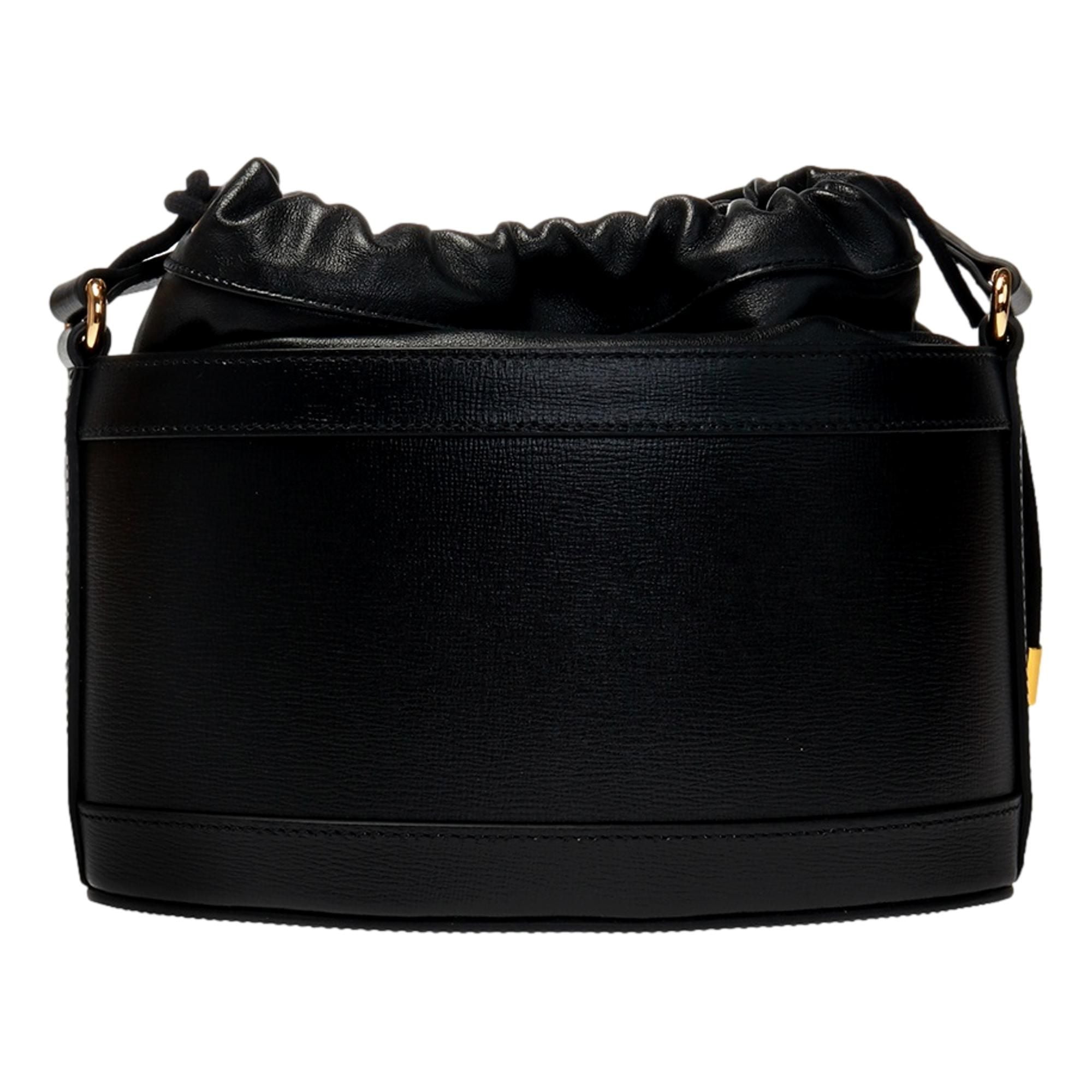 Gucci 1955 Horsebit Black Leather Bucket Bag 602118 at_Queen_Bee_of_Beverly_Hills