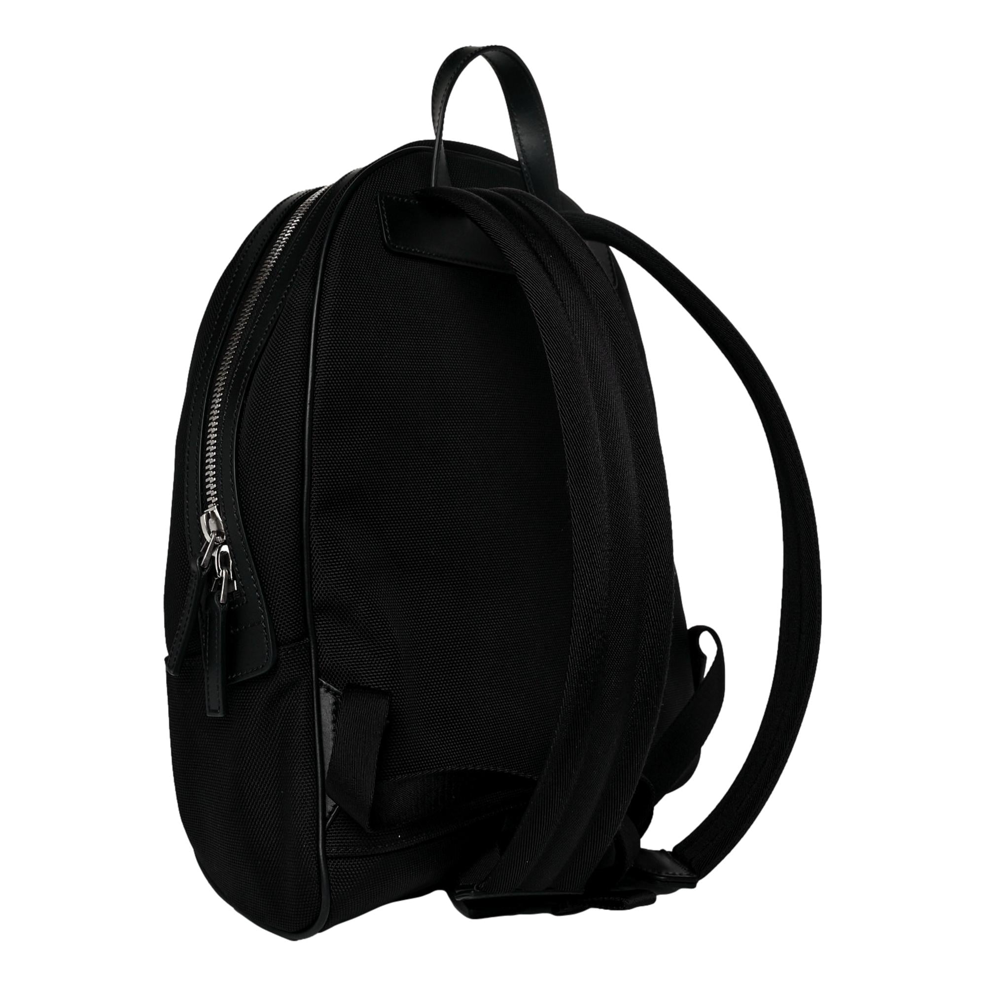 Gucci Black Canvas Web Stripe Backpack 630918 at_Queen_Bee_of_Beverly_Hills