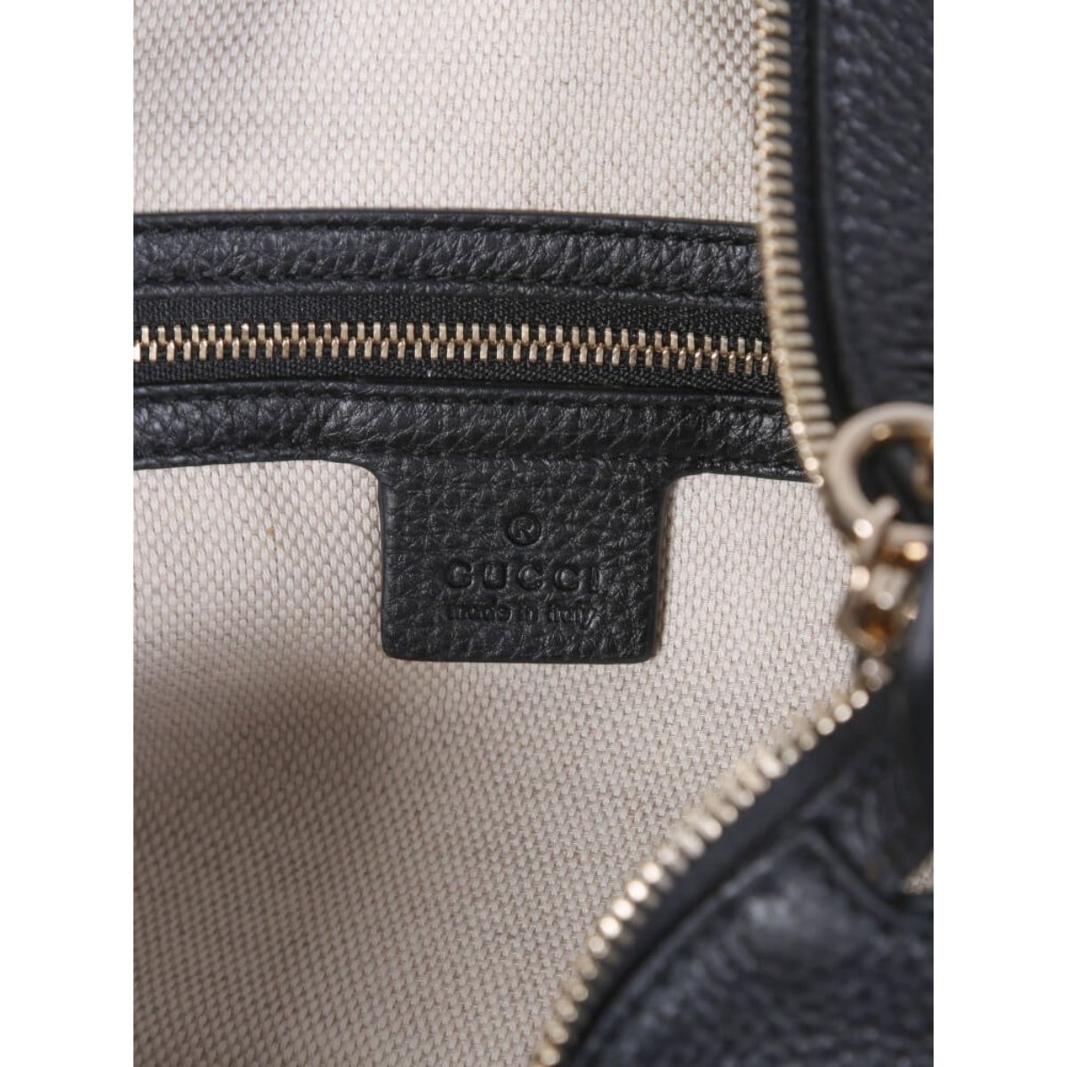 Gucci Black GG Disco Soho Leather Hobo Handbag 536194 at_Queen_Bee_of_Beverly_Hills