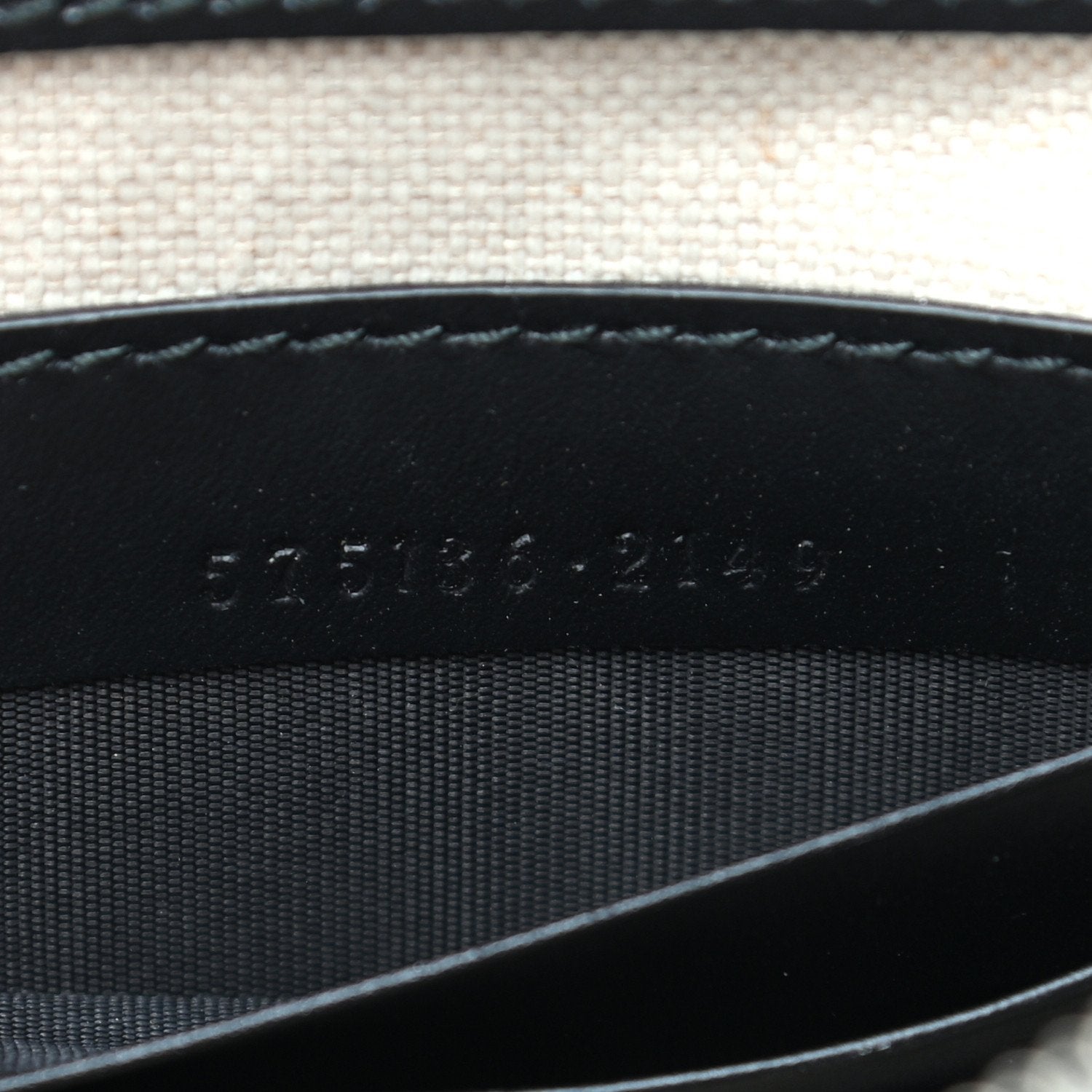 Gucci Black GG Supreme Monogram Tiger Print Pouch Wristlet Clutch Bag 5757136 at_Queen_Bee_of_Beverly_Hills