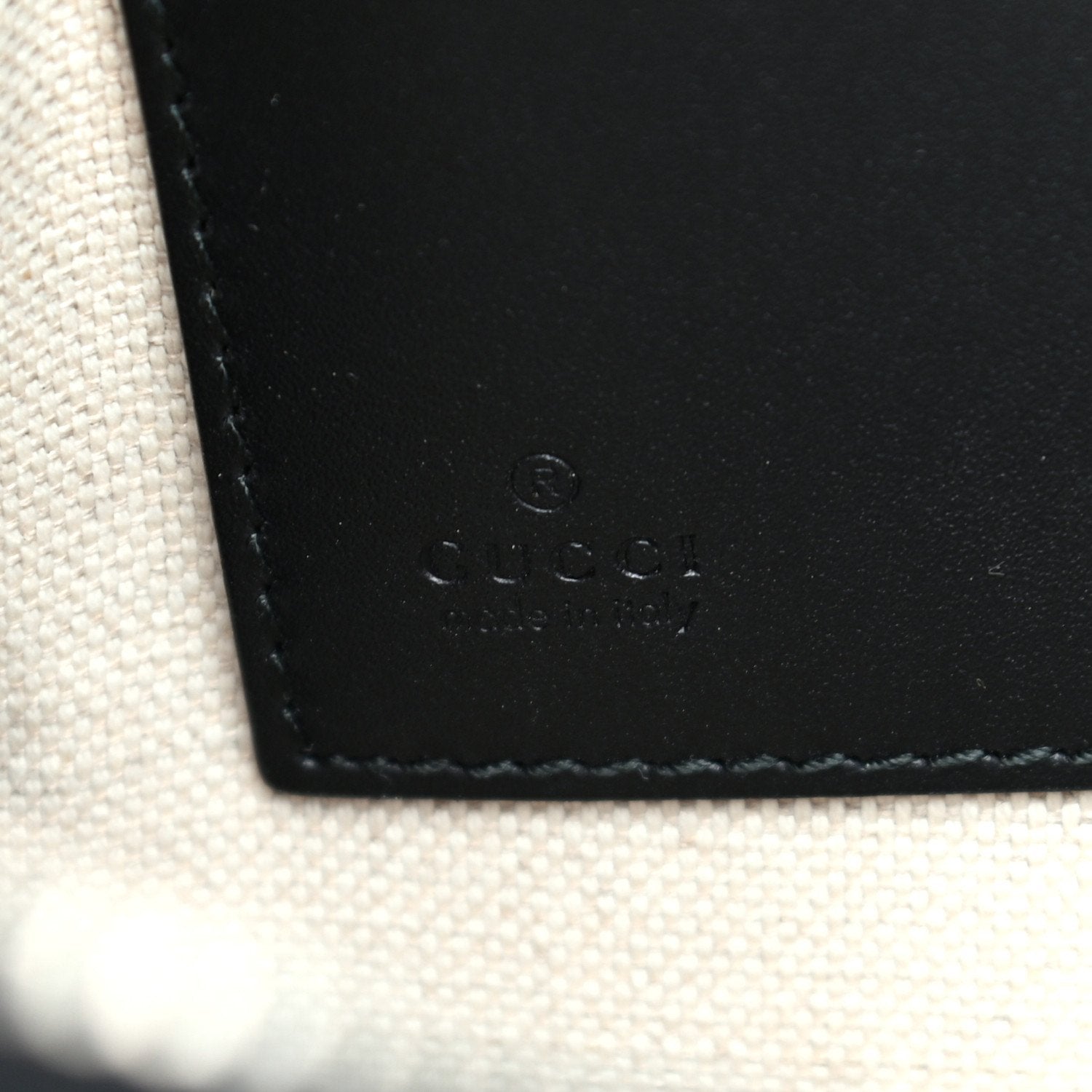Gucci Black GG Supreme Monogram Tiger Print Pouch Wristlet Clutch Bag 5757136 at_Queen_Bee_of_Beverly_Hills