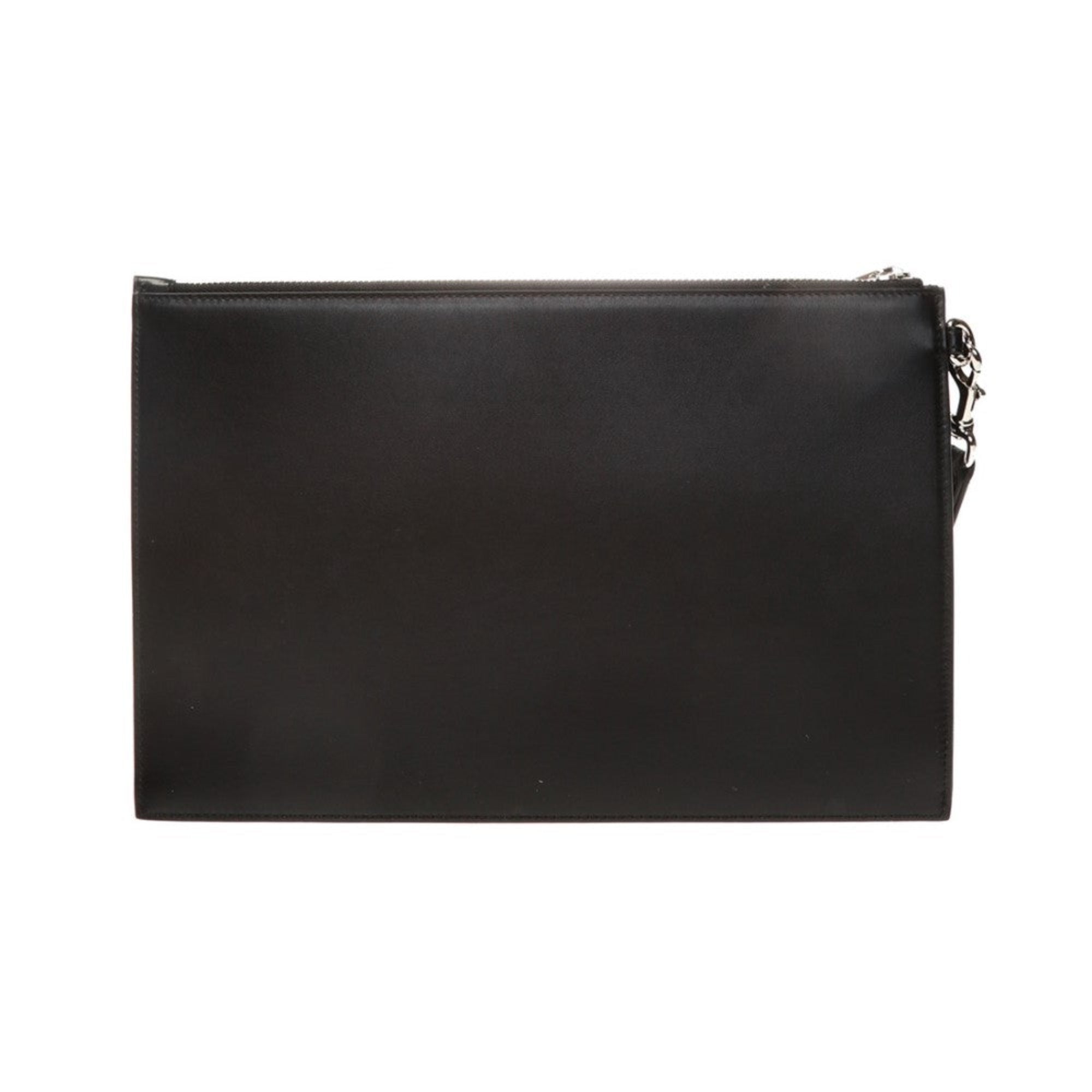 Gucci Blade Embroidered Black Leather Pouch Wristlet Bag 597678 at_Queen_Bee_of_Beverly_Hills