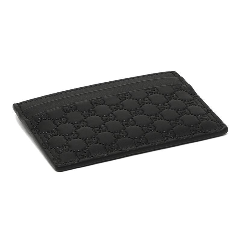 Gucci Men's  Black Microguccissima Card Case 262837 at_Queen_Bee_of_Beverly_Hills