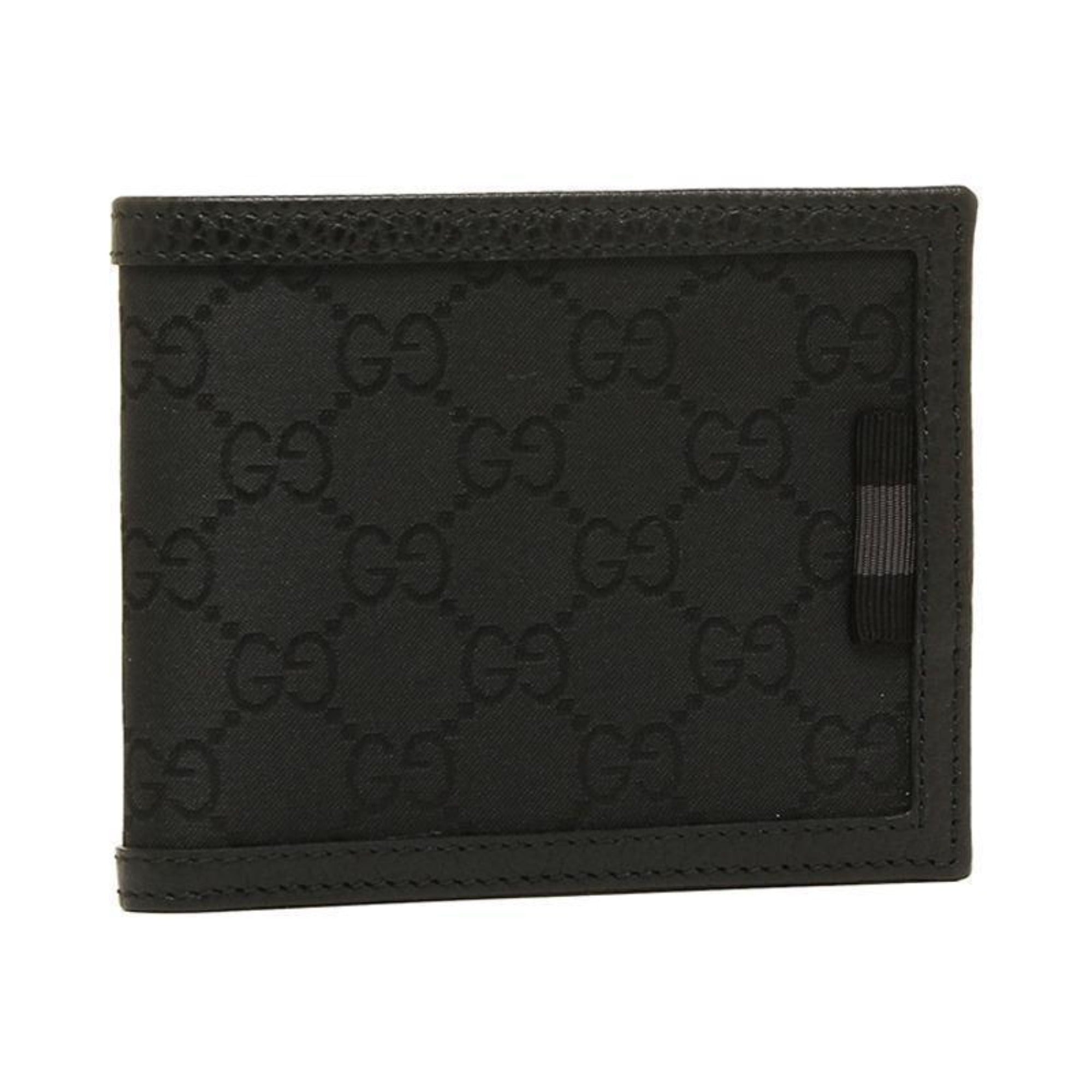 Gucci Men's GG Canvas Black Bifold Wallet 260987 at_Queen_Bee_of_Beverly_Hills