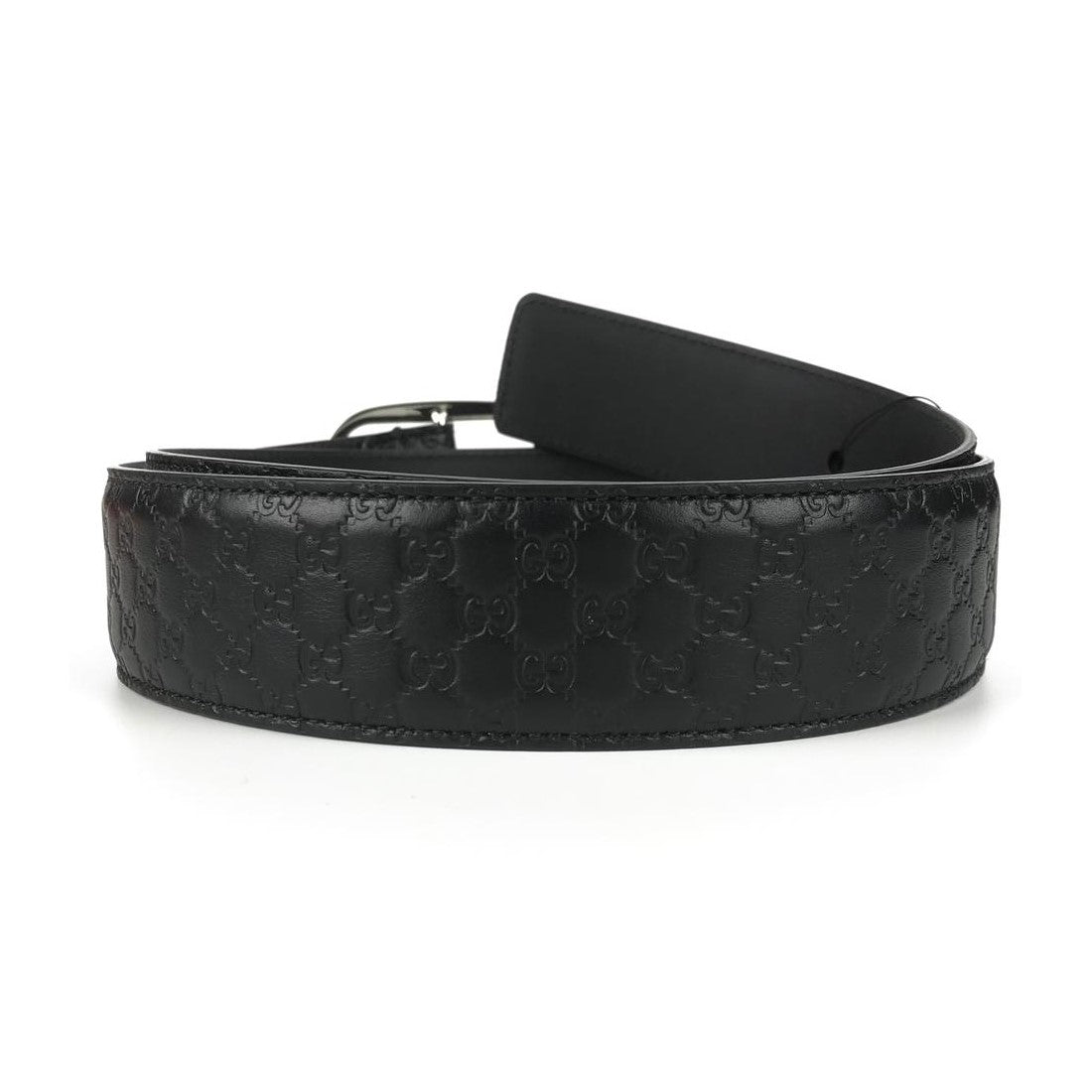 Gucci Men's Microguccissima Black Leather Belt 449716 Size:95/38 at_Queen_Bee_of_Beverly_Hills