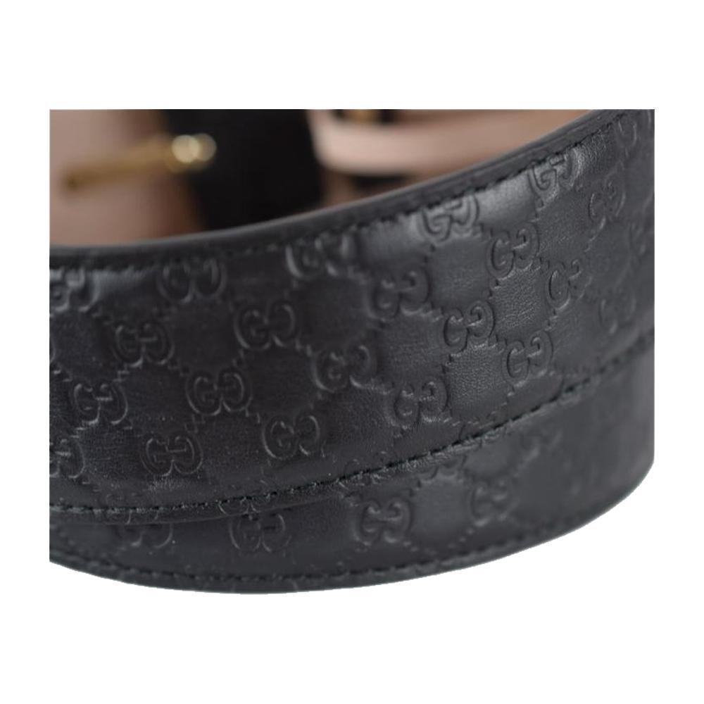 Gucci Men's Microguccissima Black Leather Belt 449716 Size:95/38 at_Queen_Bee_of_Beverly_Hills