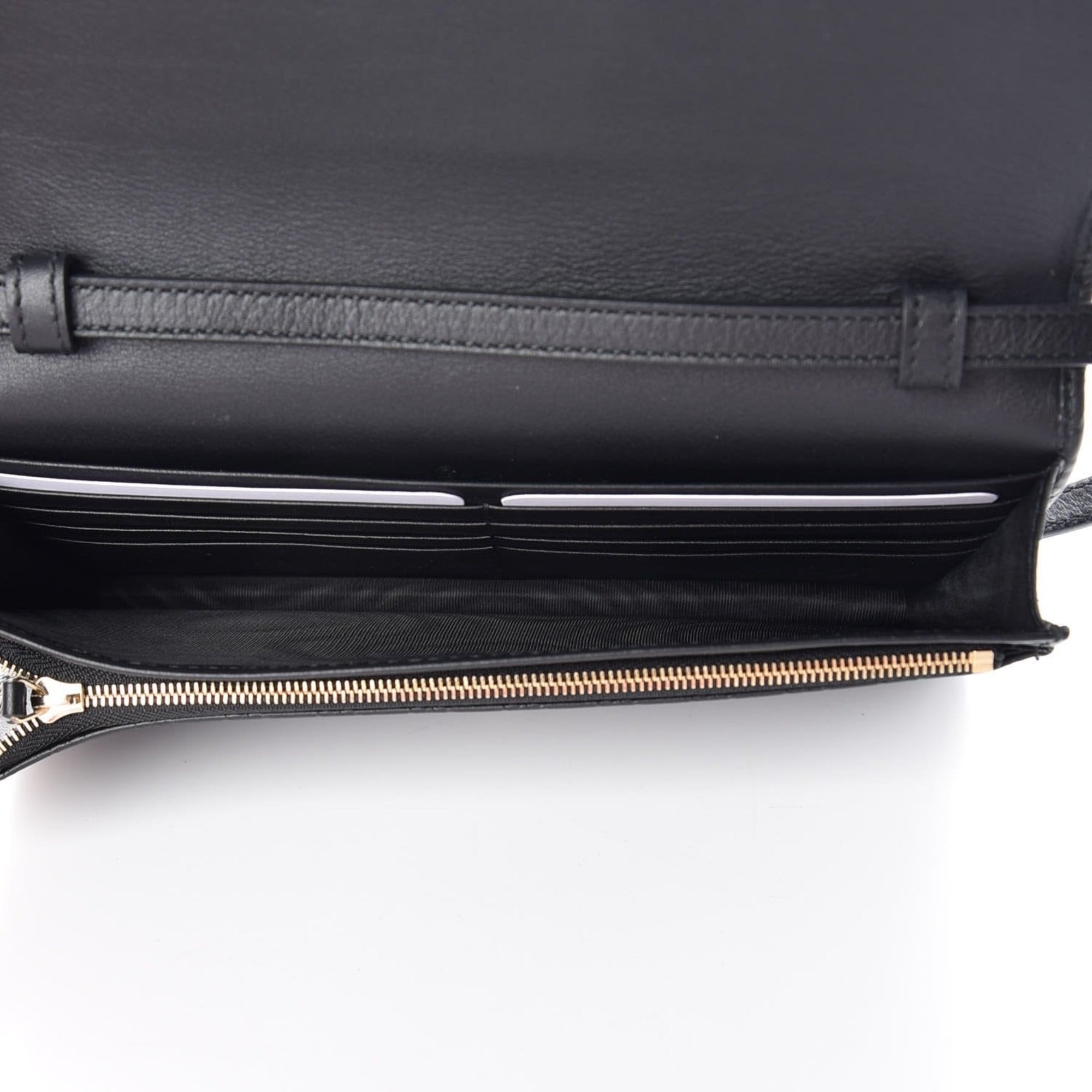 Gucci Microguccissma Black Wallet Crossbody Handbag 466507 at_Queen_Bee_of_Beverly_Hills