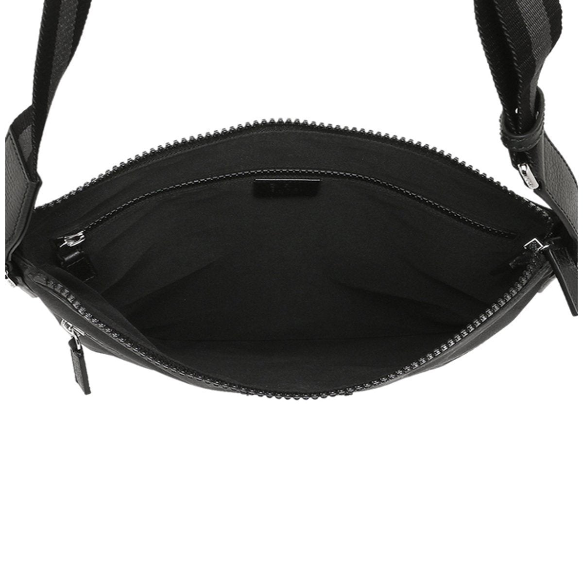 Gucci Unisex GG Guccissima Web Black Canvas Messenger Bag Crossbody 449185 at_Queen_Bee_of_Beverly_Hills