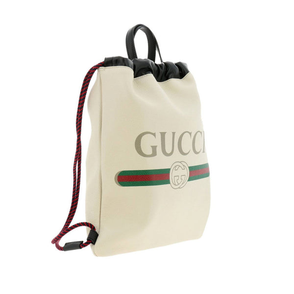 White gucci backpack top