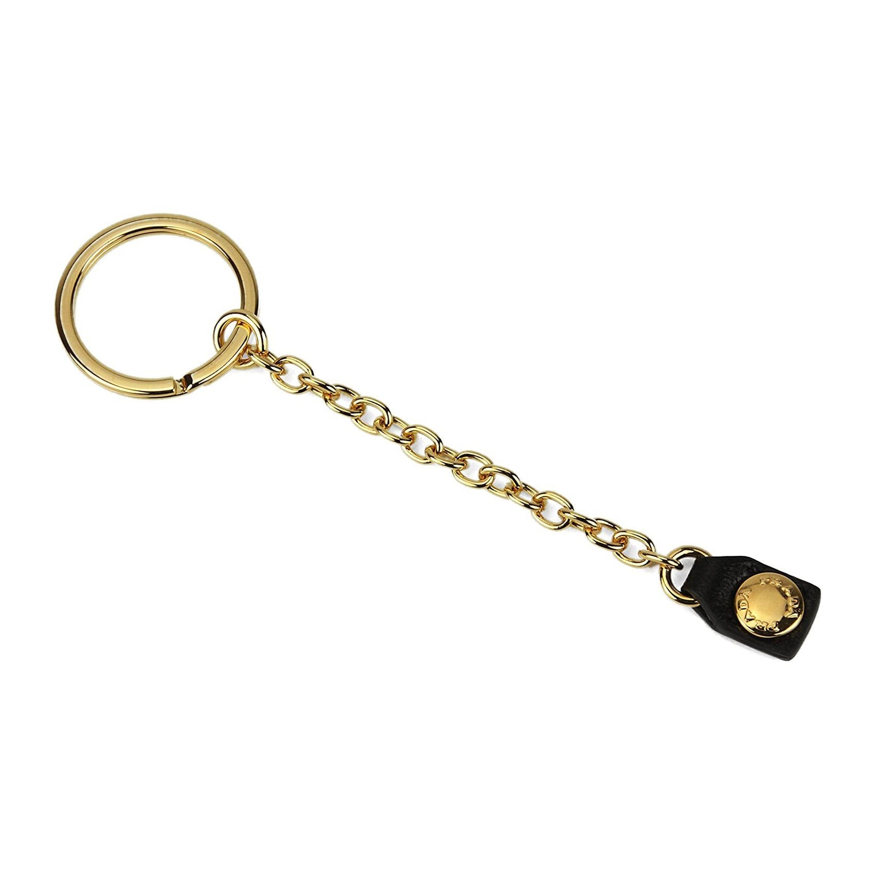 Prada Black Saffiano Leather Key Holder Pouch Wallet 1PP026 at_Queen_Bee_of_Beverly_Hills