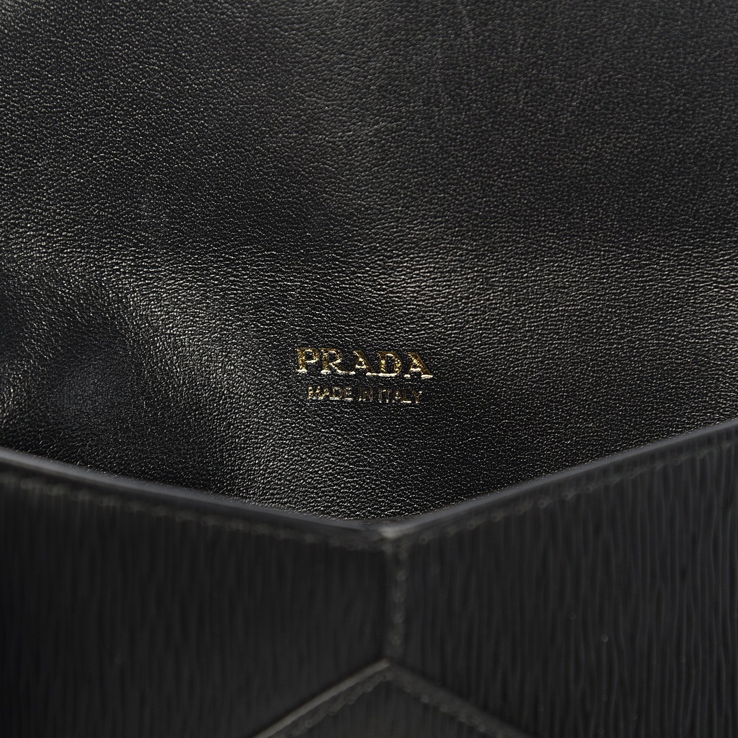 Prada Black Vitello Move Leather Long Envelope Wallet 1MF175 at_Queen_Bee_of_Beverly_Hills