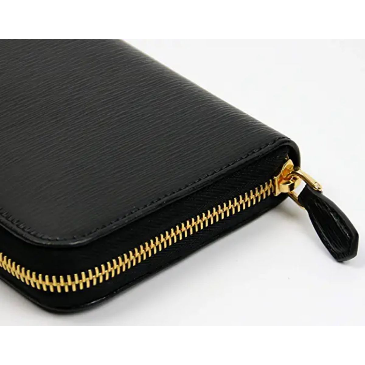 Prada Black Vitello Move Leather Zip Around Wallet 1ML506 at_Queen_Bee_of_Beverly_Hills