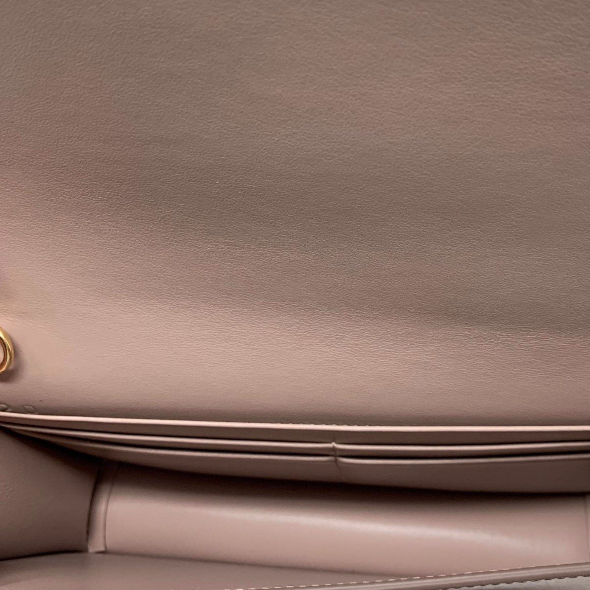Prada Cipria Beige Vitello Move Leather Chain Wallet Crossbody Bag 1BP021 at_Queen_Bee_of_Beverly_Hills