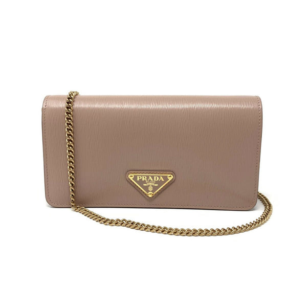 Prada Metallic Gold Leather Crossbody Small QNB08O1LDH000